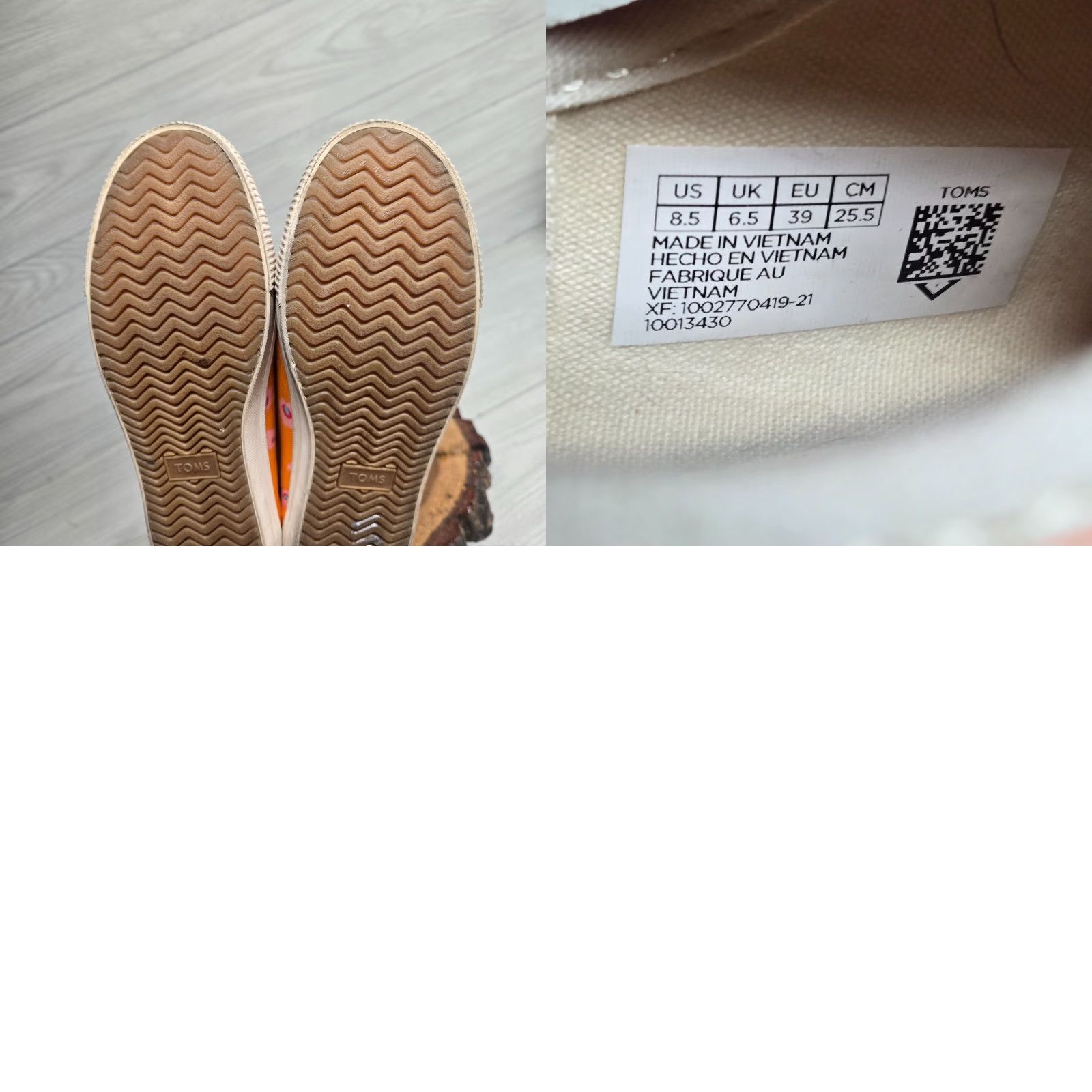 Toms TOMS Persimmon Sprint Floral Print Lace Up Sneaker Orange Canvas Women Adult 8.5 Floral Sprint 10013430 Casual Shoes Size US 9 / IT 39 - 8 Thumbnail