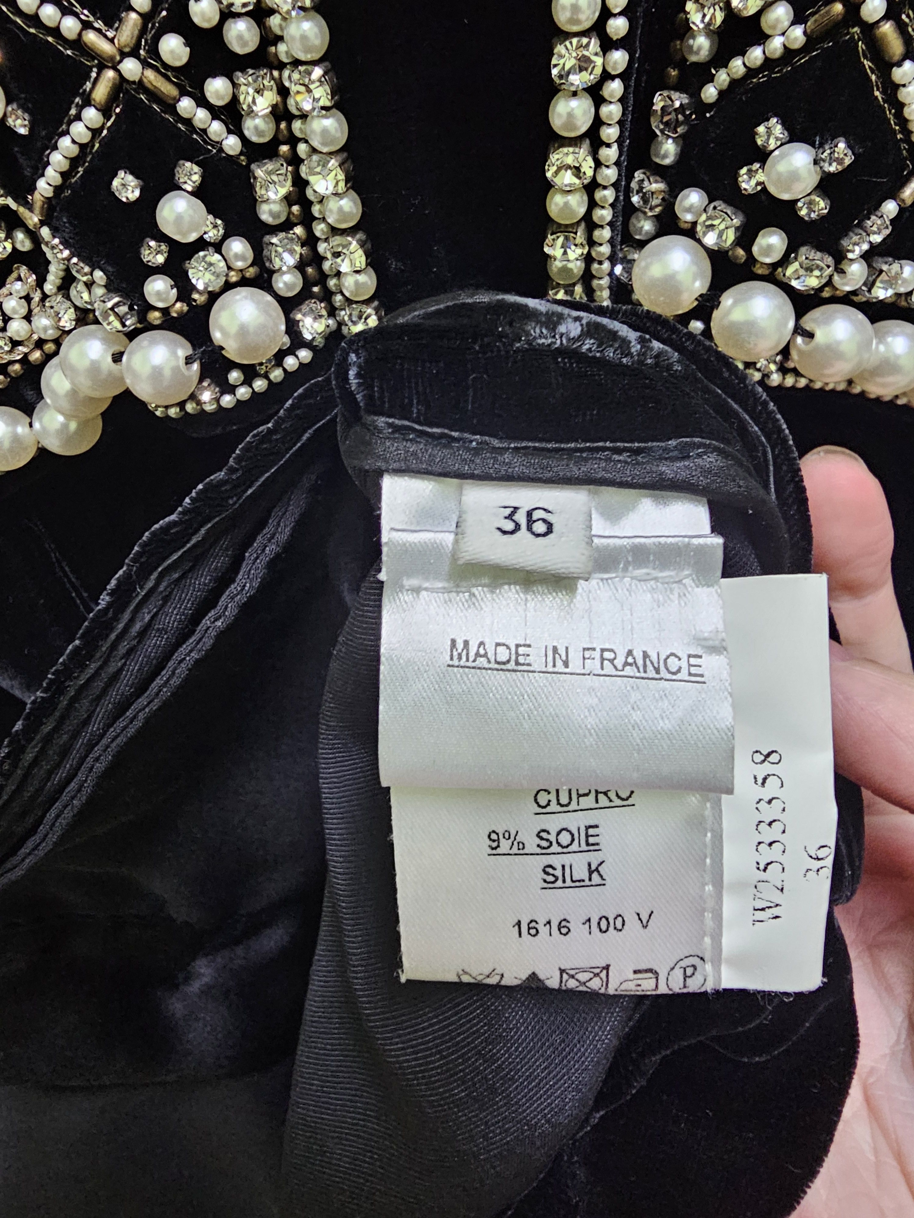 Balmain Balmain super rare 12FW baroque pearl embellished blouse Size US XS / EU 42 / 0 - 9 Thumbnail