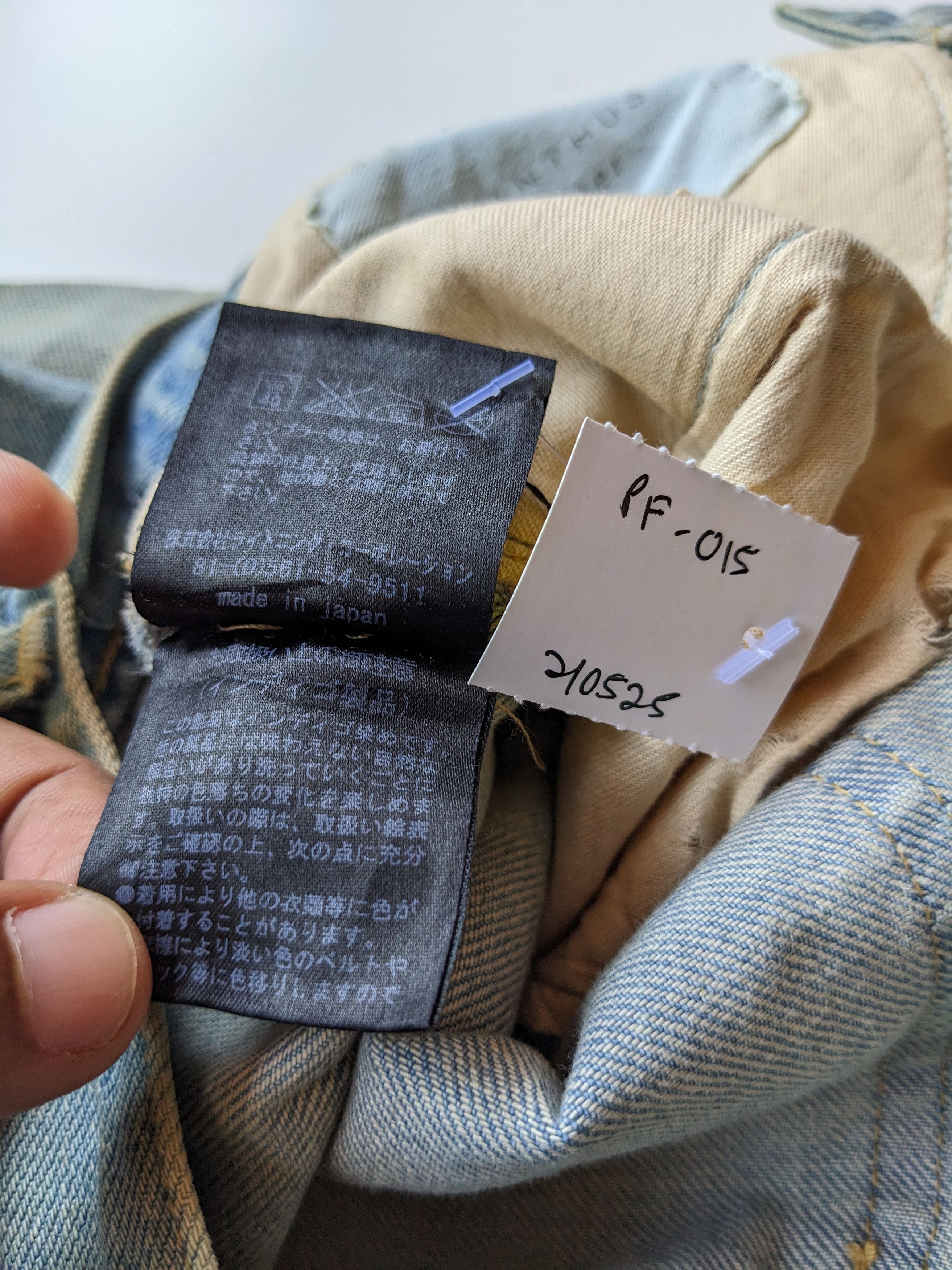 If Six Was Nine × Japanese Brand Acanthus ripped destroy straight jeans Size US 33 - 9 Thumbnail