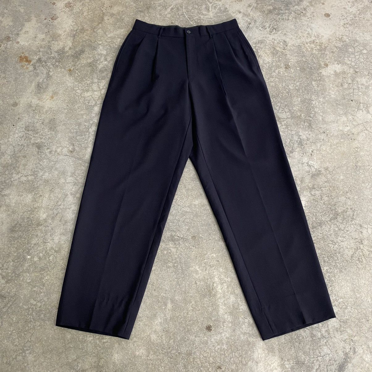 Yohji Yamamoto Archive Yohji Yamamoto Double Pleated Wool Gabardine Pants Size US 30 / EU 46 - 3 Thumbnail
