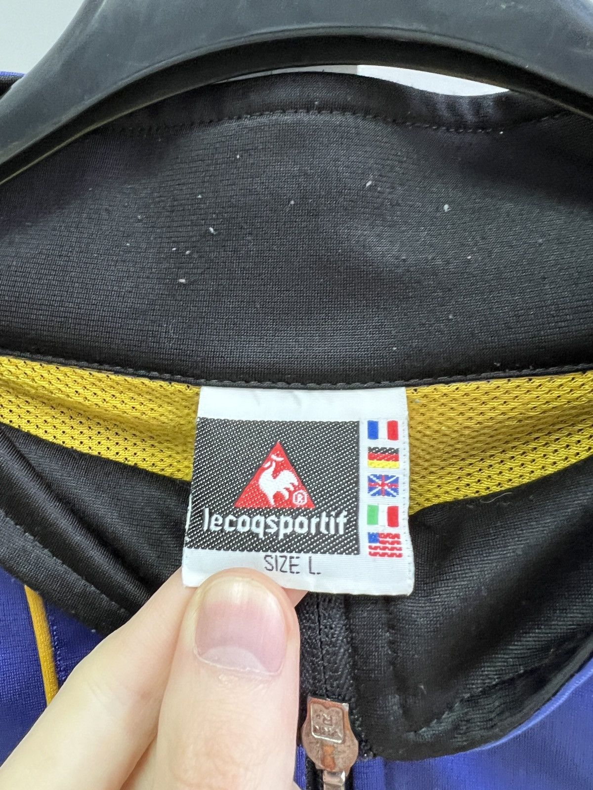 Le Coq Sportif × Vintage Vintage 90s Le CoQ Sportif tracksuit Size US L / EU 52-54 / 3 - 7 Thumbnail