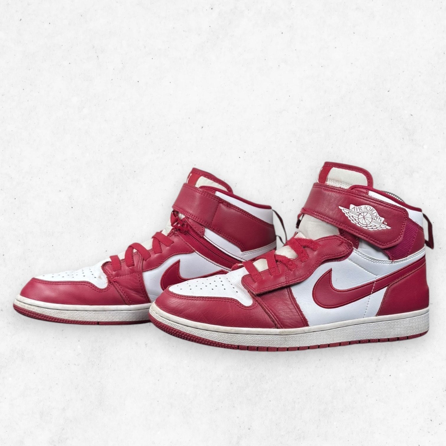Nike Jordan 1 High FlyEase Cardinal Red White Men's 11 CQ3835-601 Size US 11 / EU 44 - 3 Thumbnail