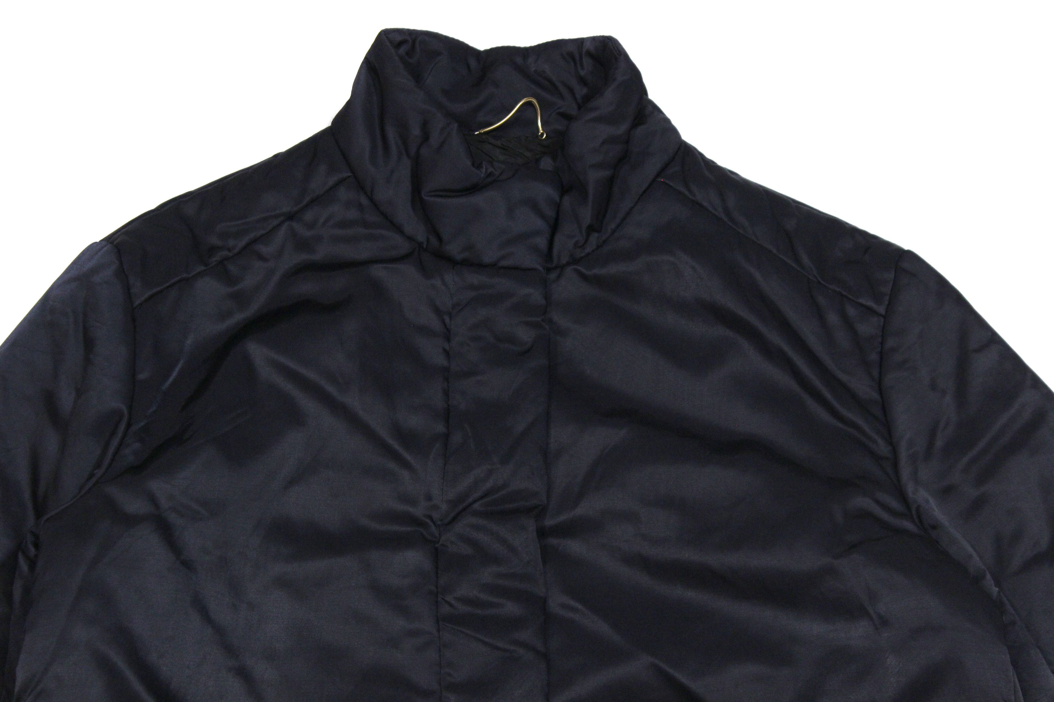 Versace 90S Nylon Long Soft Jacket Vintage Size L / US 10 / IT 46 - 3 Thumbnail