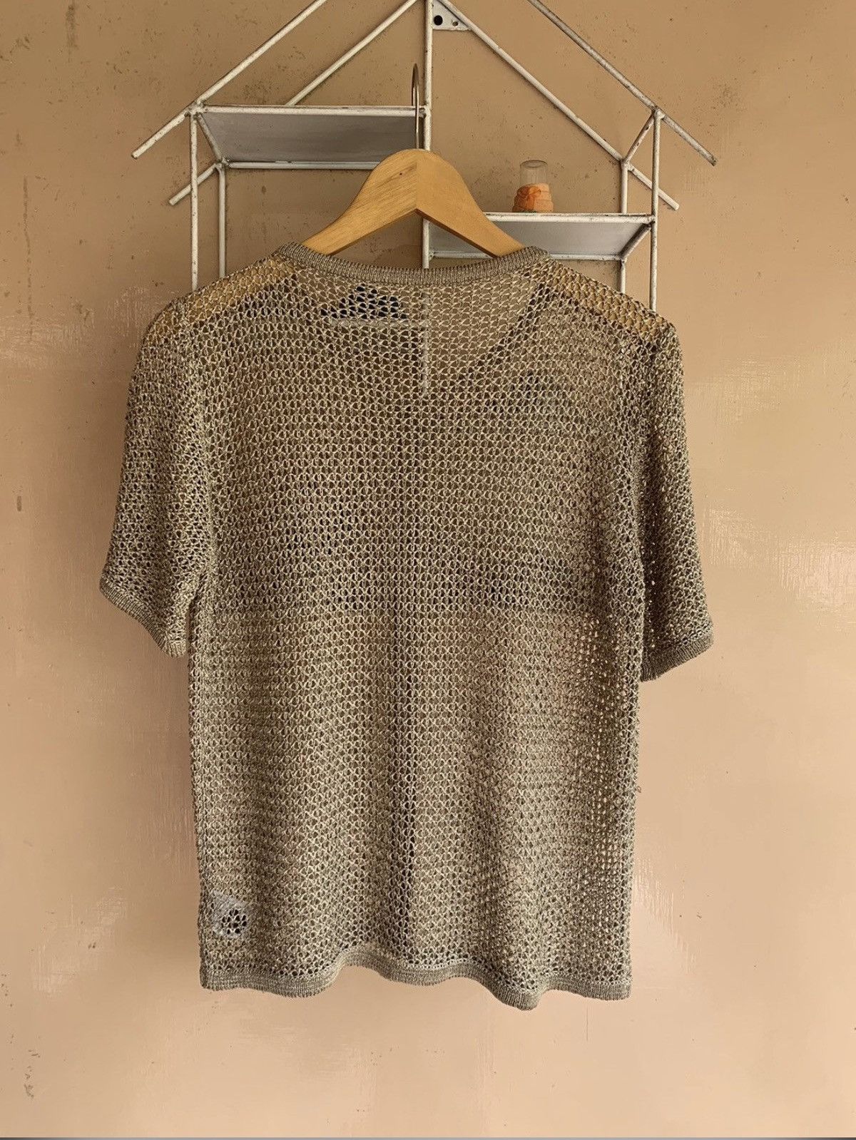 Japanese Brand Fishnet meshtop button knitted Size US S / EU 44-46 / 1 - 2 Thumbnail