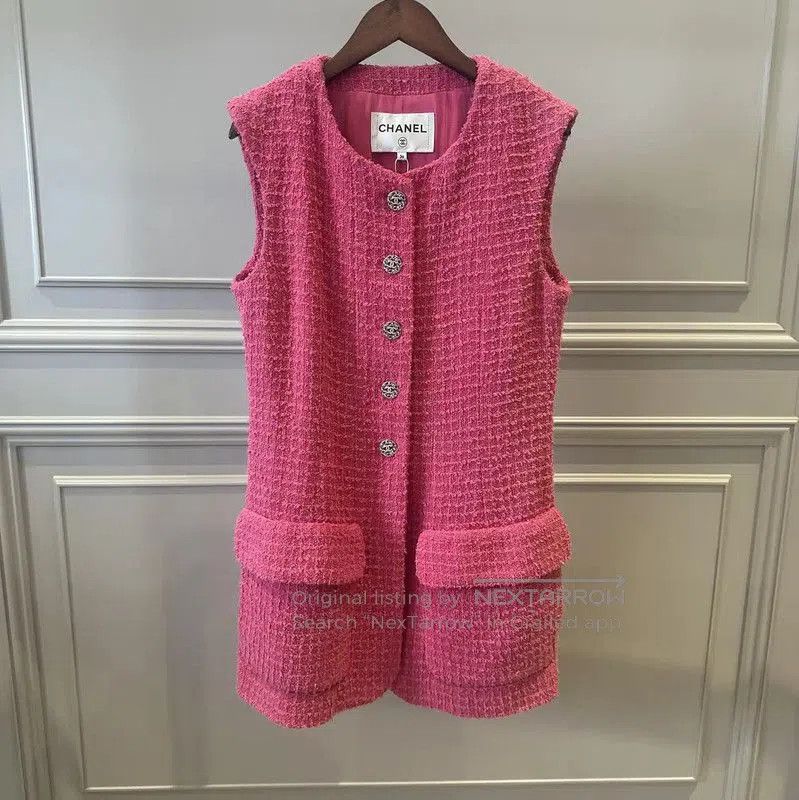 Chanel Chanel Summer Pink Sleeveless Dress . Size S / US 4 / IT 40 - 1 Thumbnail
