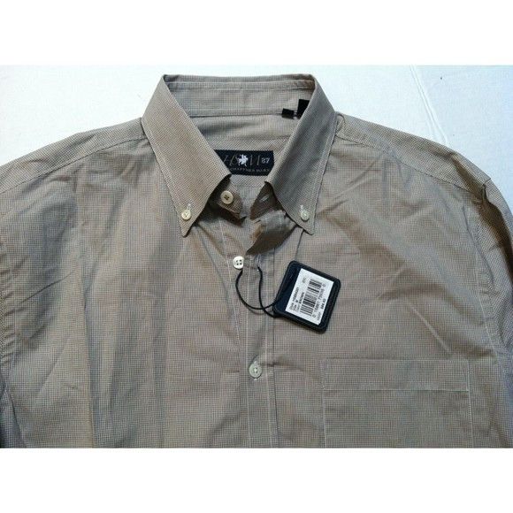 Hart Schaffner Marx HART SCHAFFNER MARX MEN'S NEW 100%COTTON DRESS SHIRT SIZE: M Size US M / EU 48-50 / 2 - 4 Thumbnail
