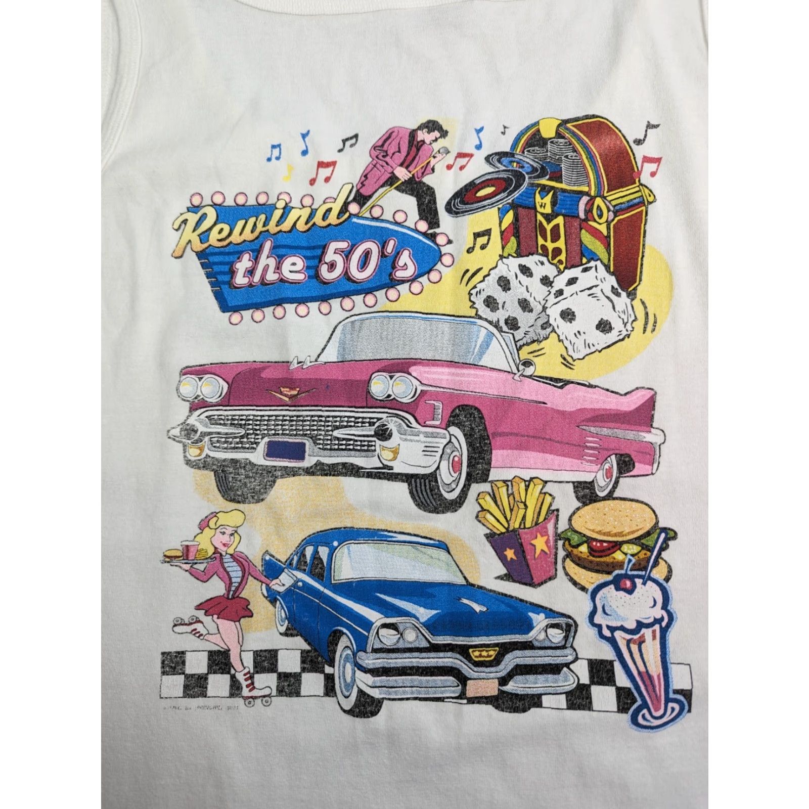Anvil VINTAGE Route 66 Rewind the 50s Elvis Presley Shirt XL Anvil Cotton Brown 90s Logo T-Shirt Mens Womens Unisex Adults Size XL Size US XL / EU 56 / 4 - 2 Thumbnail