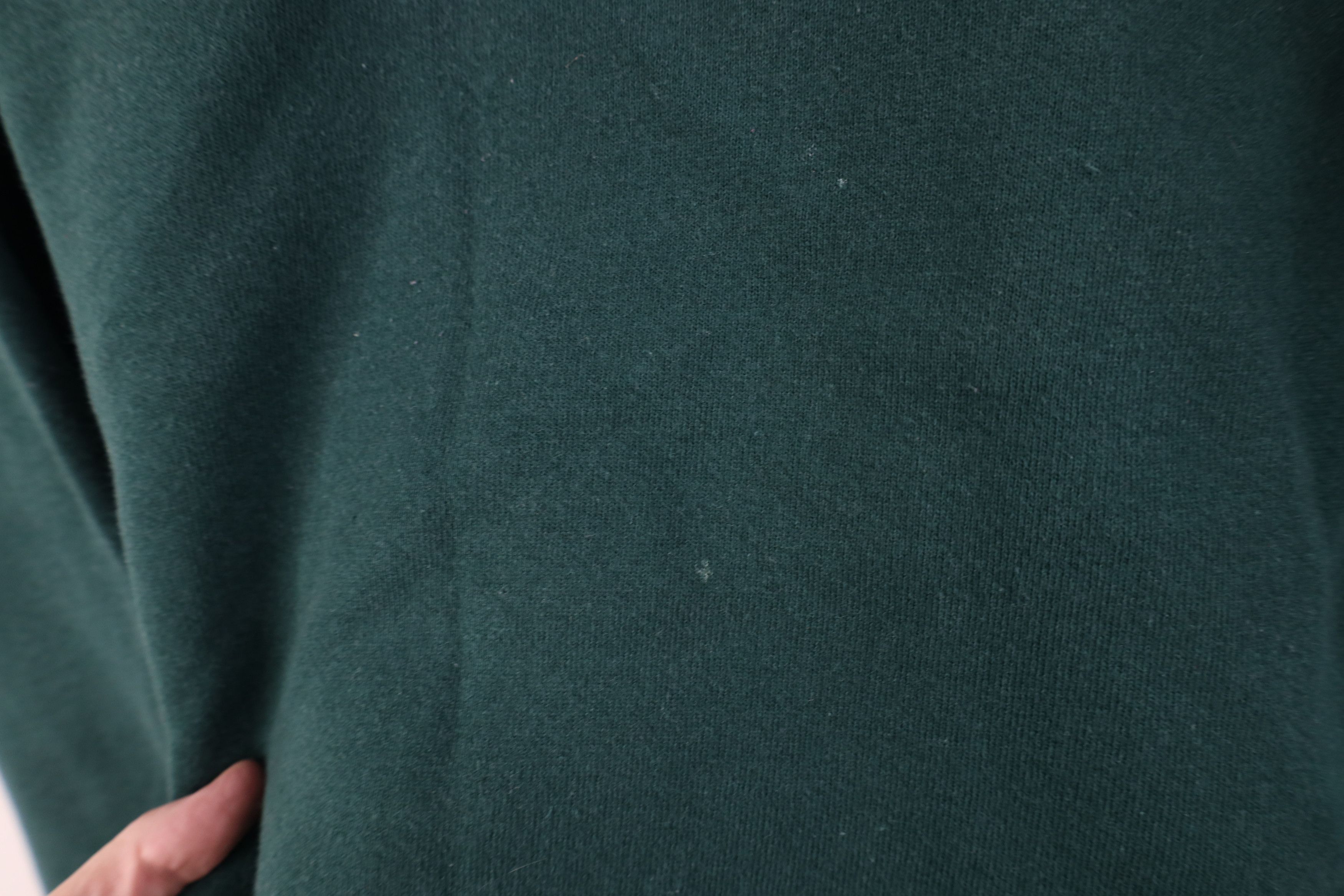 Vintage Vintage 90s Streetwear Blank Heavy Crewneck Sweatshirt Green Size US XL / EU 56 / 4 - 8 Thumbnail