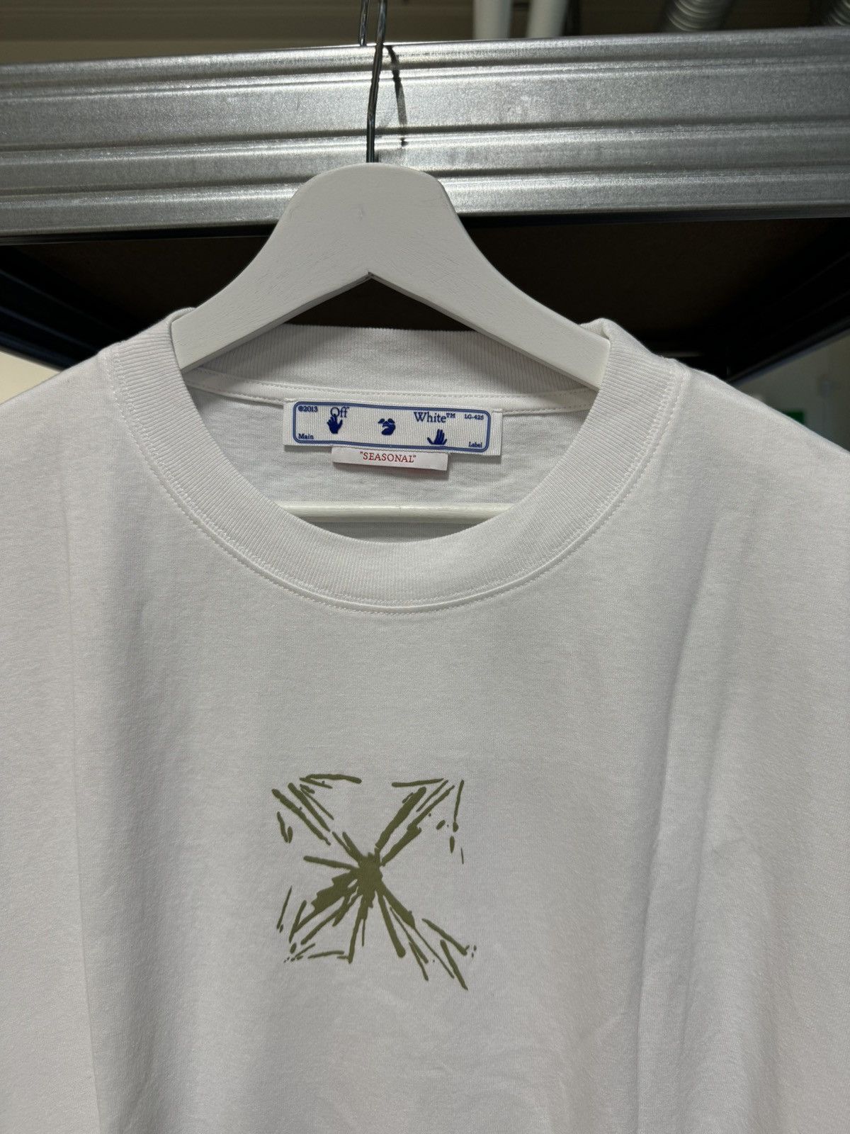 Off-White Off-white Splash Arrow T-Shirt NEW 500$ Size US XXL / EU 58 / 5 - 3 Thumbnail