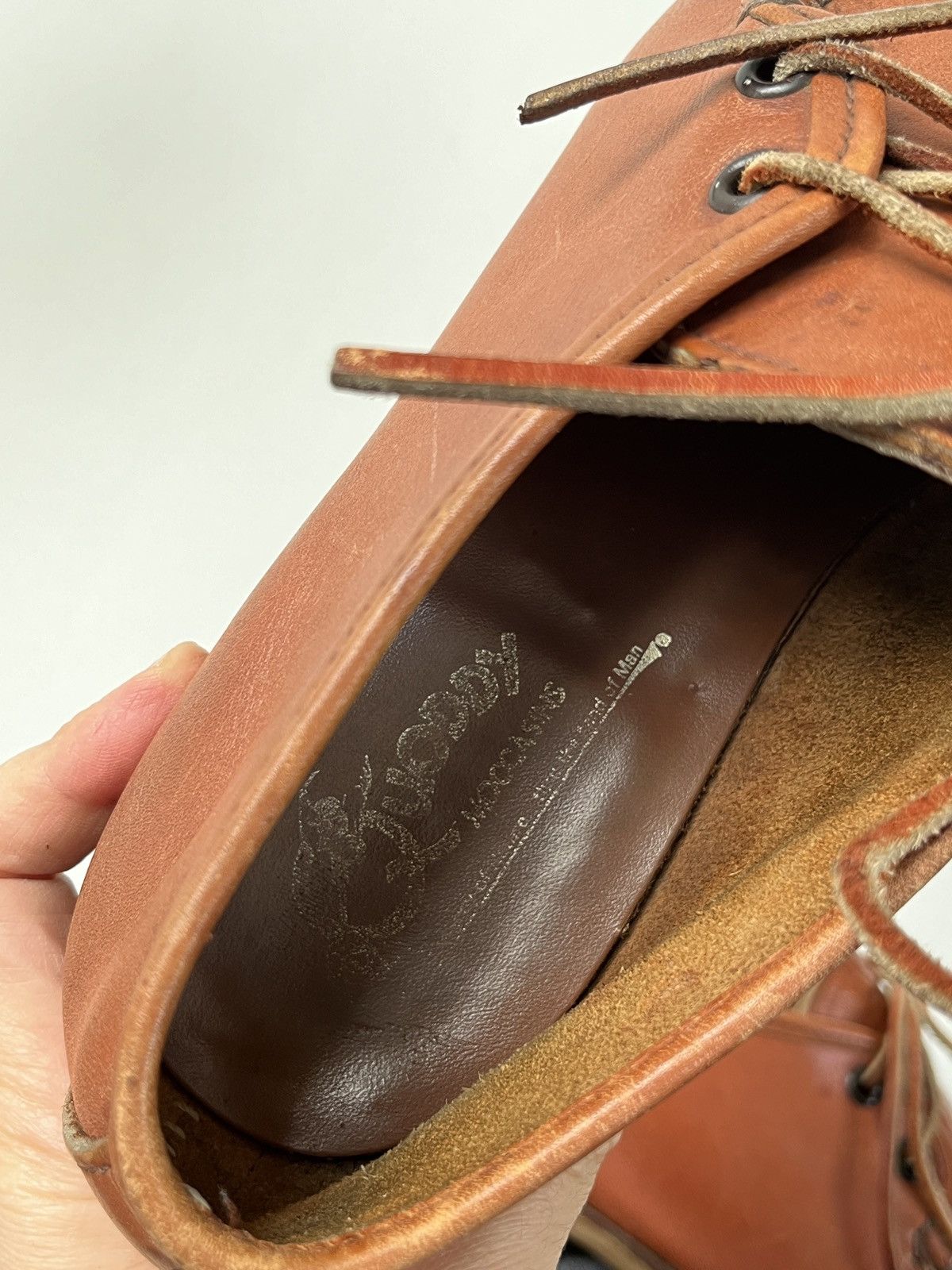 Quoddy Quoddy Handmade Leather Heritage Canoe Moccasins Boots Size US 7 / EU 40 - 23 Thumbnail