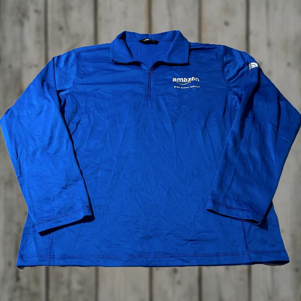 The North Face The North Face Swamp Shippers Quarter Zip Men L Blue BTR9 Amazon Swamp Shippers Activewear Size US L / EU 52-54 / 3 - 1 Thumbnail