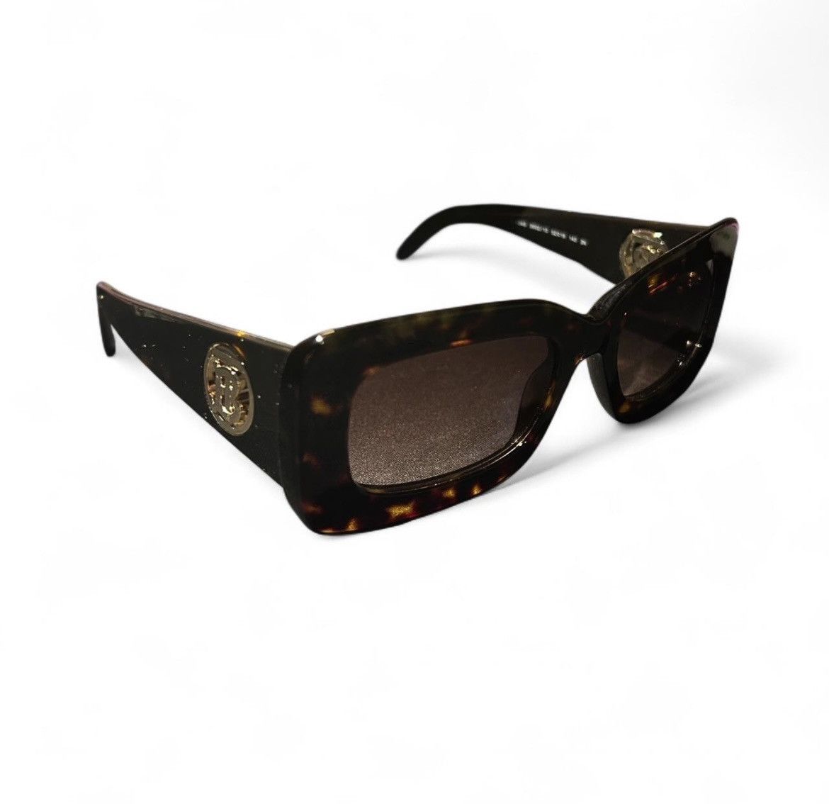 Burberry Burberry Astrid Rectangle Sunglasses In Dark Havana Size ONE SIZE - 1 Thumbnail