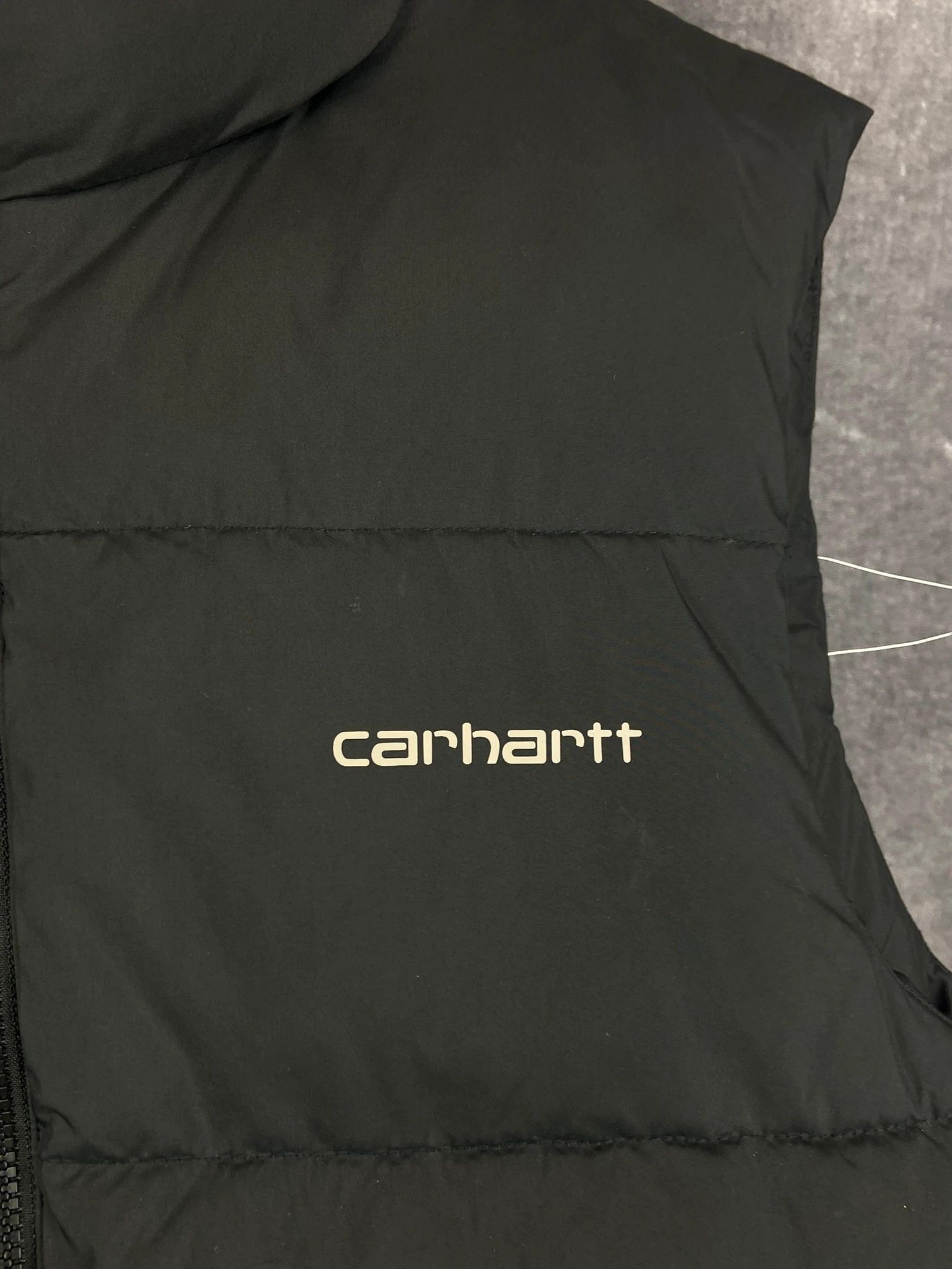 Carhartt Carhartt Black Puffer Gilet | Small Logo Vest | Workwear Size US S / EU 44-46 / 1 - 2 Thumbnail