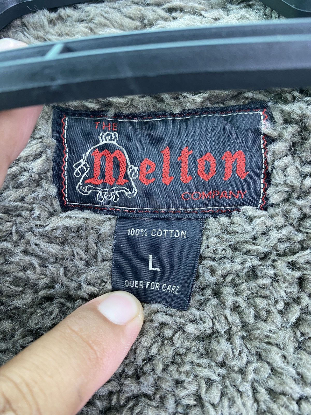Vintage Vtg 90s Melton checkered design shearling lined work jacket Size US L / EU 52-54 / 3 - 5 Thumbnail