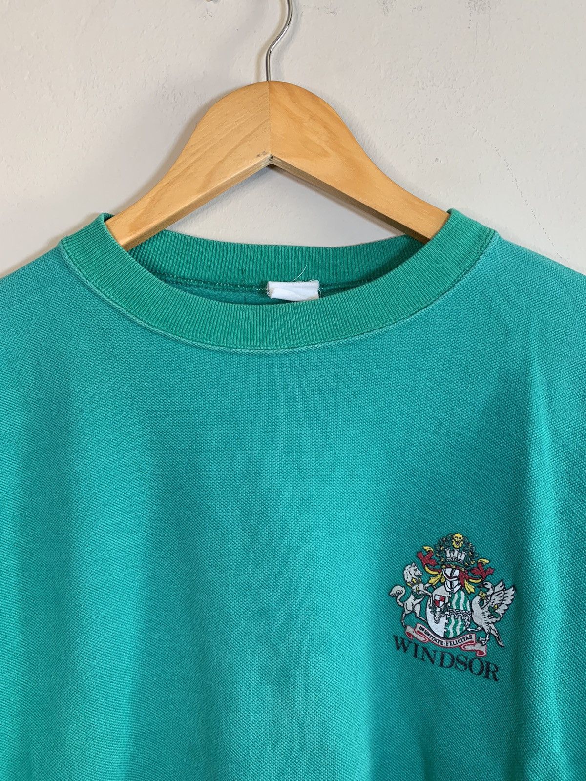 Designer × Vintage *RARE* Vintage Windsor Coat Of Arms Single Stitch Sweatshirt Size US M / EU 48-50 / 2 - 2 Thumbnail