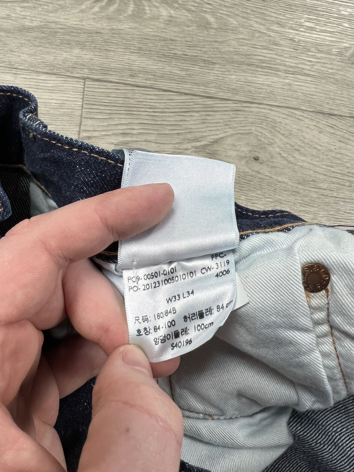 Levi's Mens Jeans Levi's 501 Original Straight Fit Big E Size 33/34 Size US 33 - 15 Thumbnail