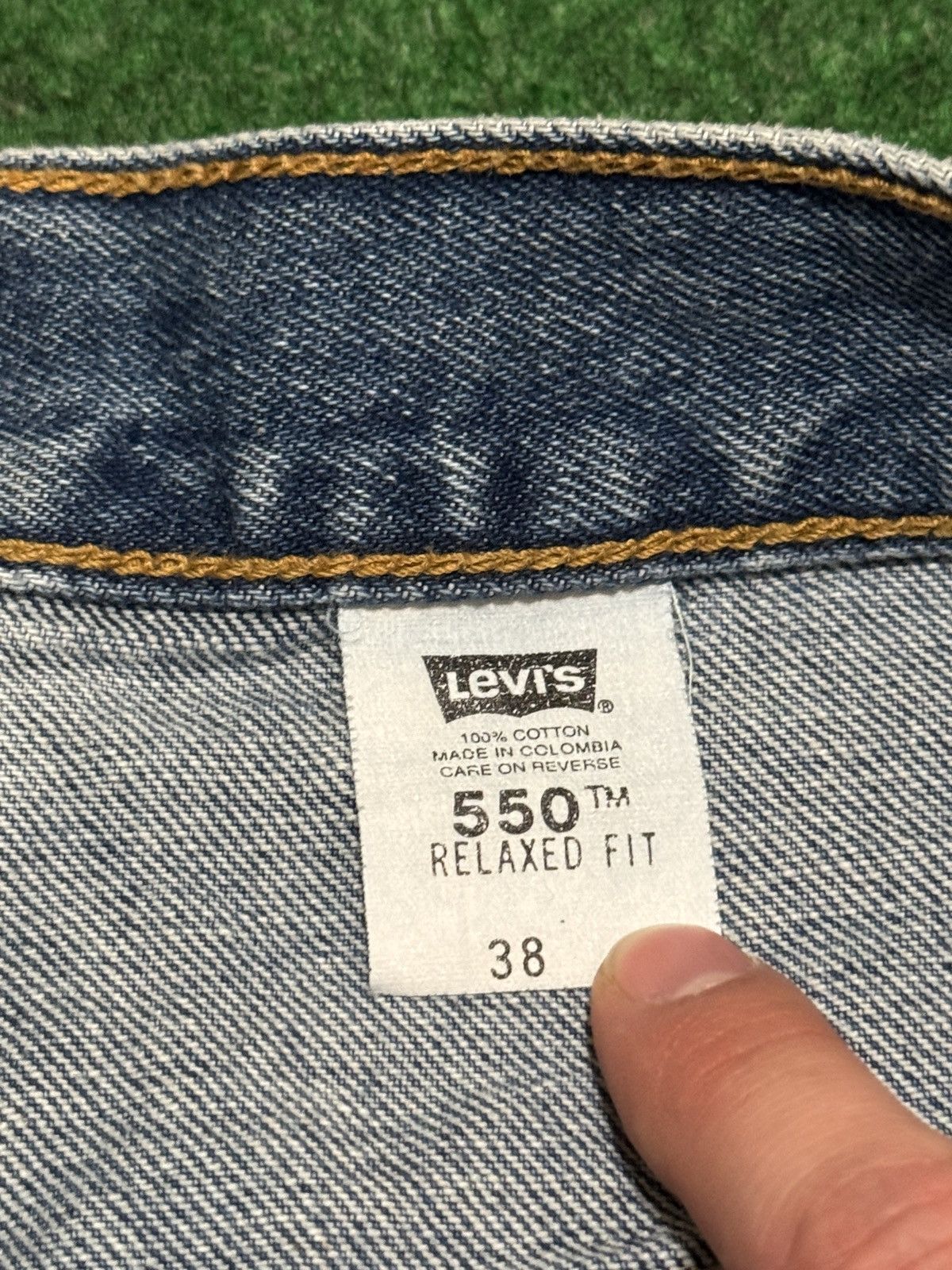 Levi's Vintage Clothing Levis 550 Relaxed Baggy Jorts 38 Light Y2K 11” Denim Shorts Size US 38 / EU 54 - 4 Thumbnail