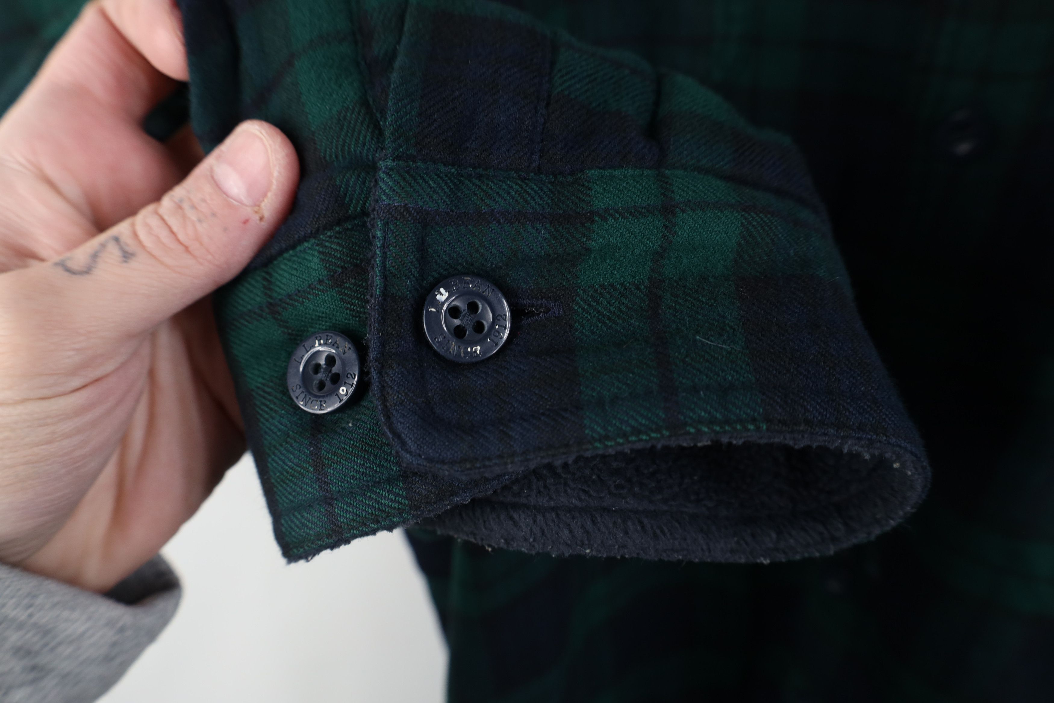 L.L. Bean Vintage LL Bean Fleece Lined Flannel Button Shirt Jacket Size US XXL / EU 58 / 5 - 7 Thumbnail