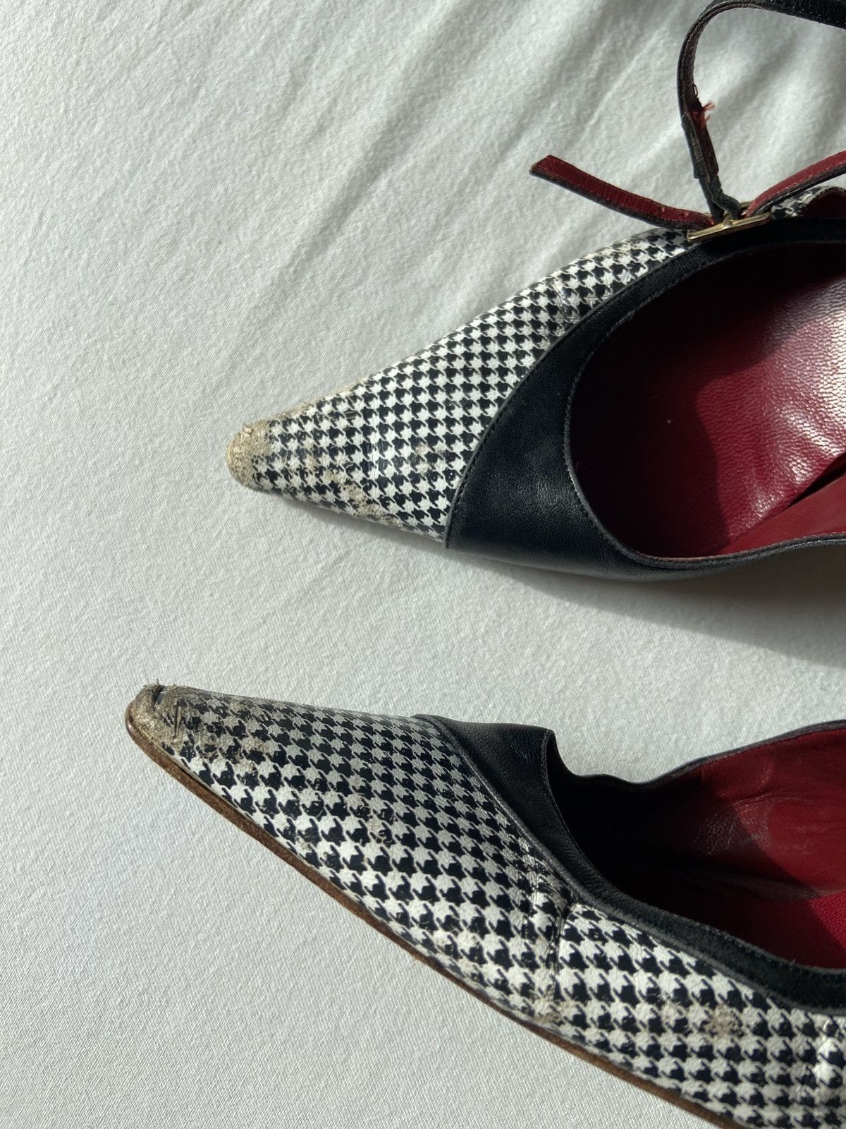 Dolce & Gabbana Dolce & Gabbana Houndstooth Heels Size US 8 / IT 38 - 3 Thumbnail