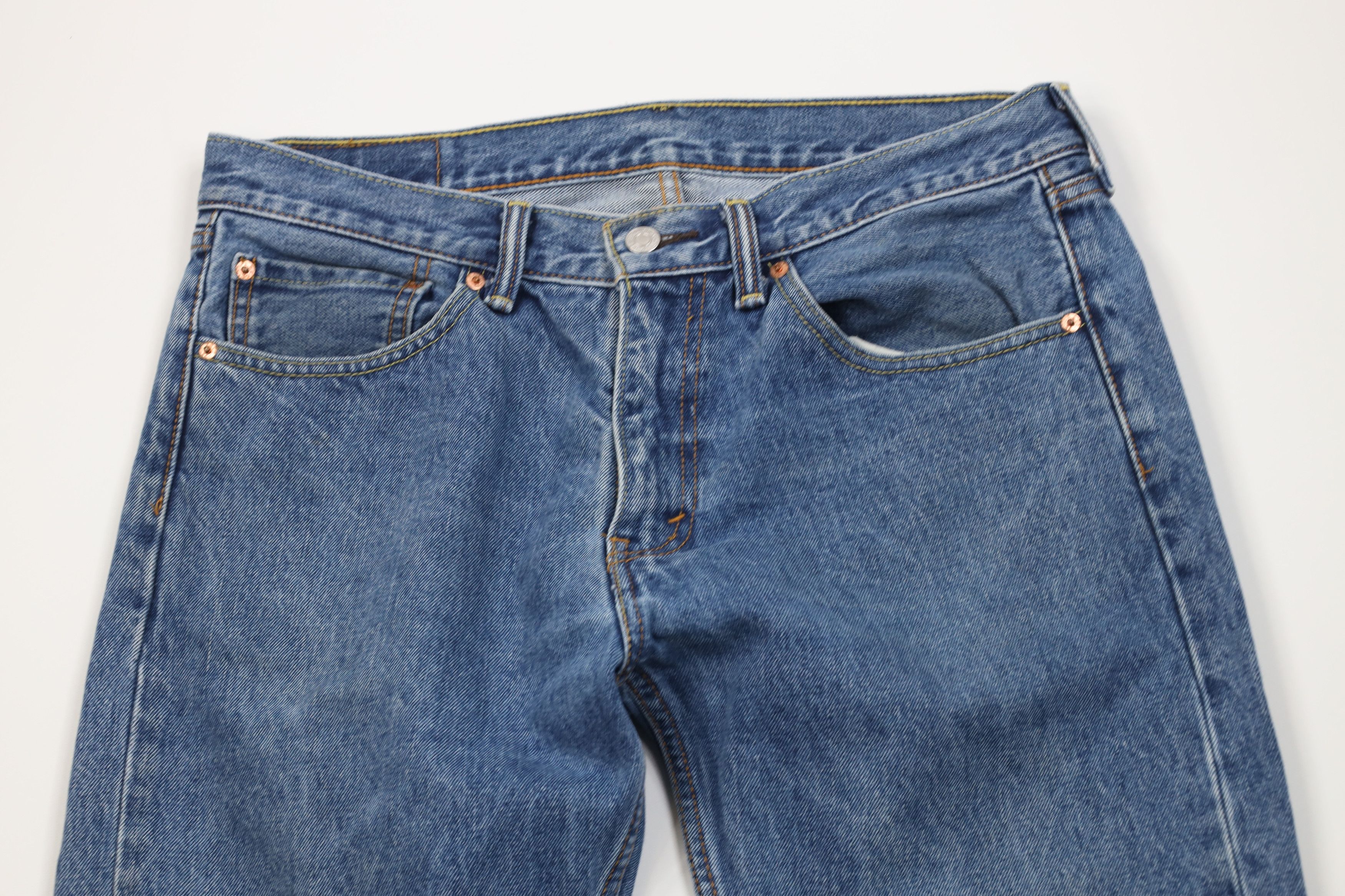 Levi's Vintage Y2K Levis 505 Regular Fit Straight Leg Denim Jeans Size US 33 - 2 Thumbnail