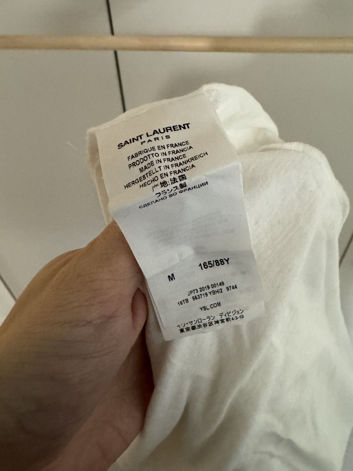 Saint Laurent Paris The Smiths tee Size US M / EU 48-50 / 2 - 4 Thumbnail
