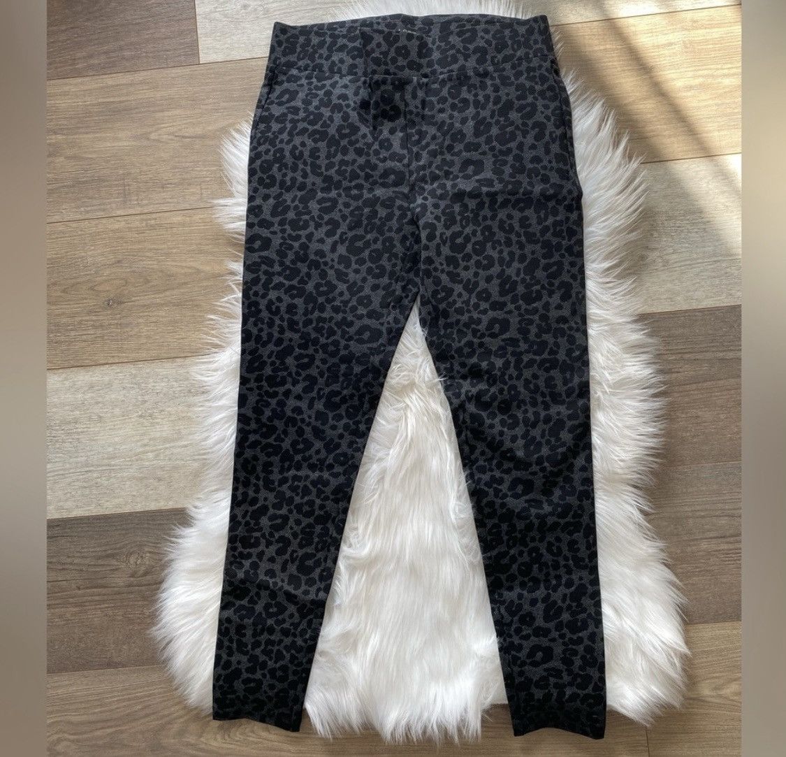 Loft LOFT LEOPARD ANIMAL PRINT LEGGINGS SZ M Size 32" / US 10 / IT 46 - 6 Thumbnail