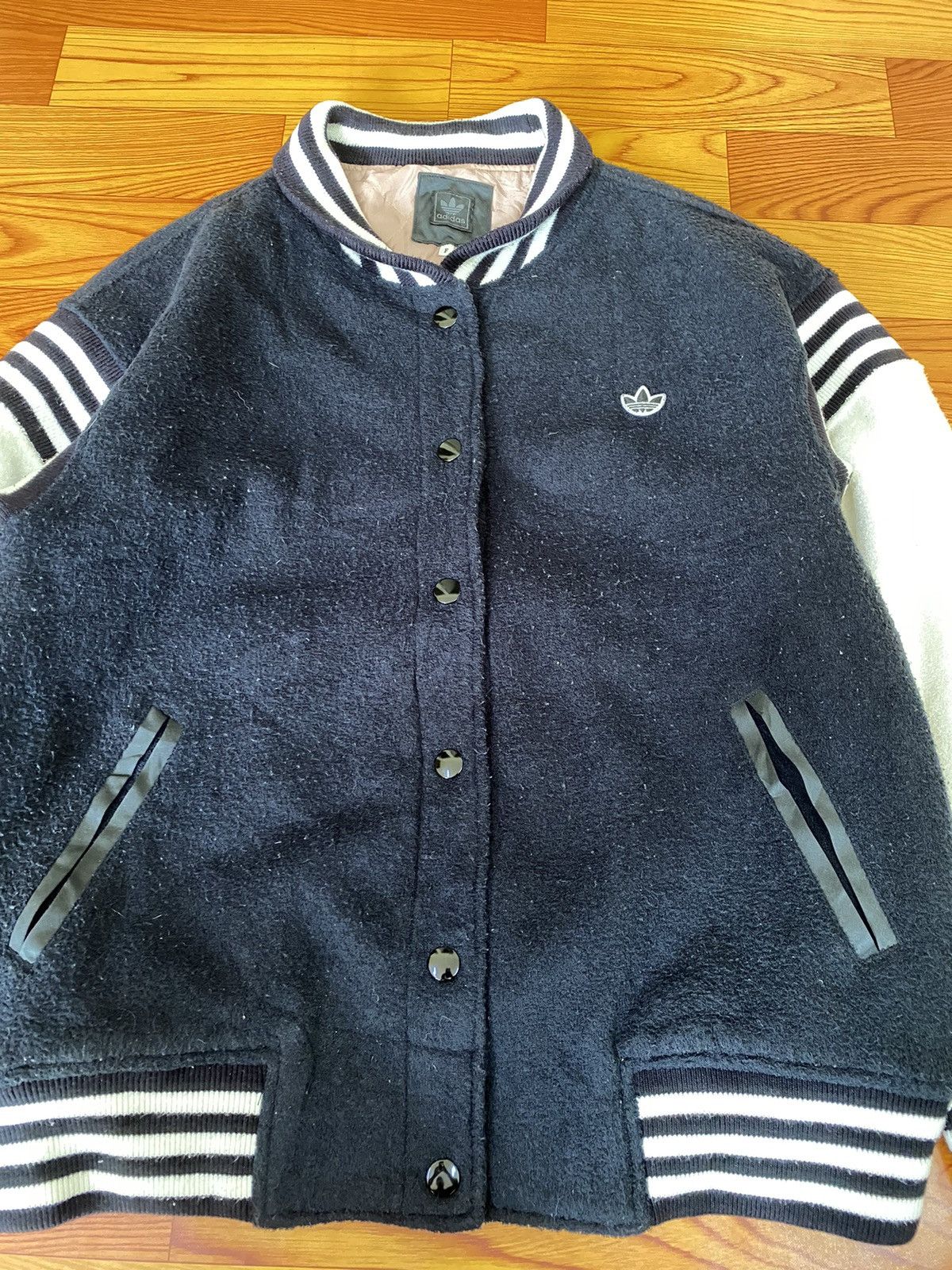 Adidas Vintage Adidas Varsity Jacket Size US L / EU 52-54 / 3 - 2 Thumbnail
