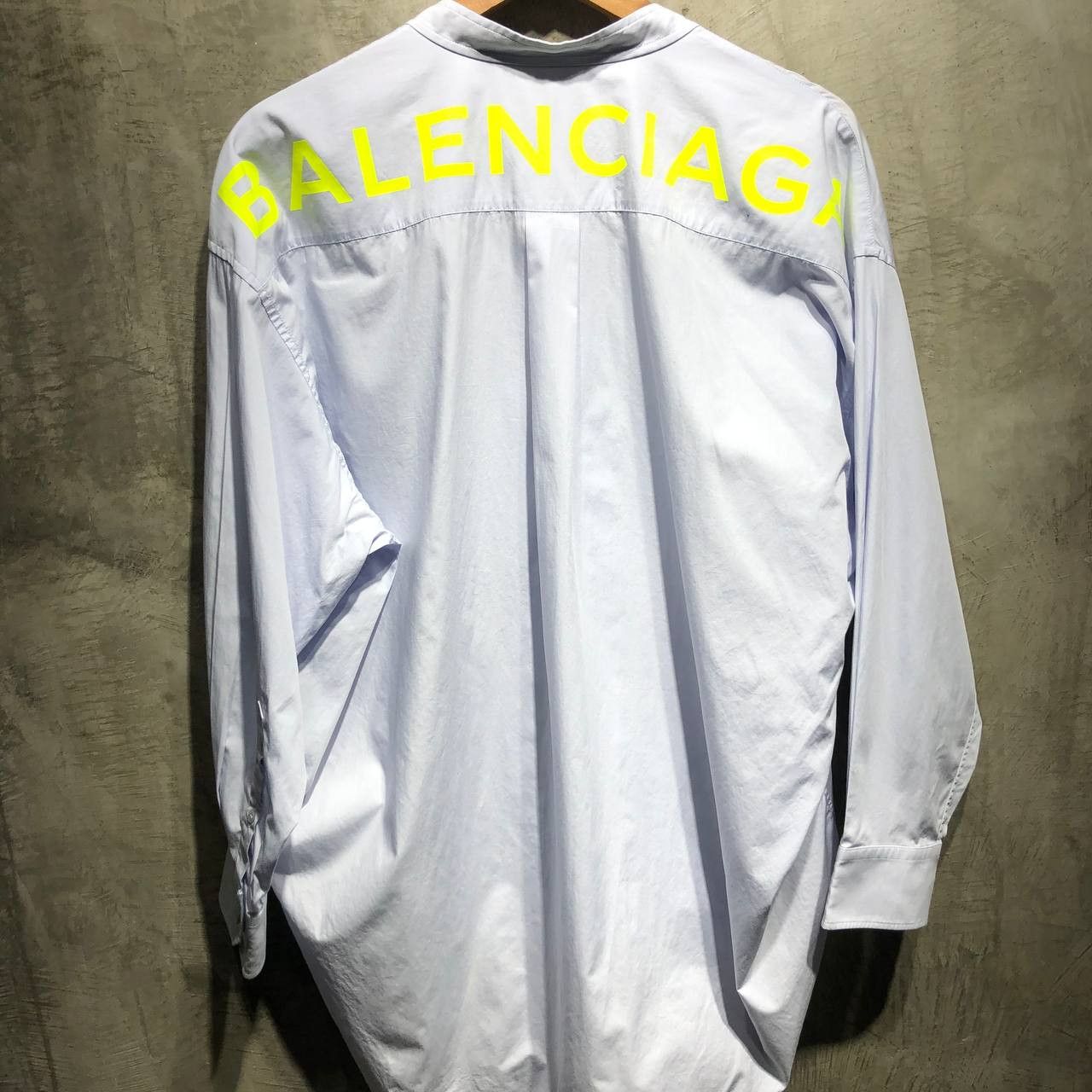 Balenciaga Balenciaga Back logo Poplin polo long sleeves Size US XL / EU 56 / 4 - 6 Thumbnail