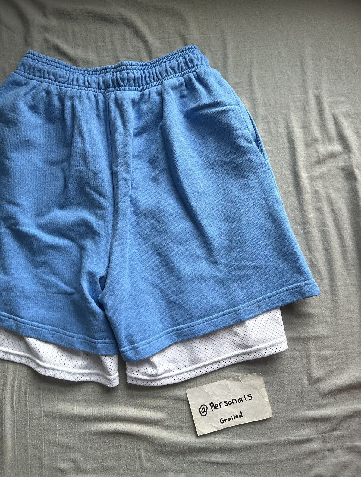 Eric Emanuel × NCAA Eric Emanuel North Carolina Double Layer Shorts Medium Size US 32 / EU 48 - 13 Thumbnail