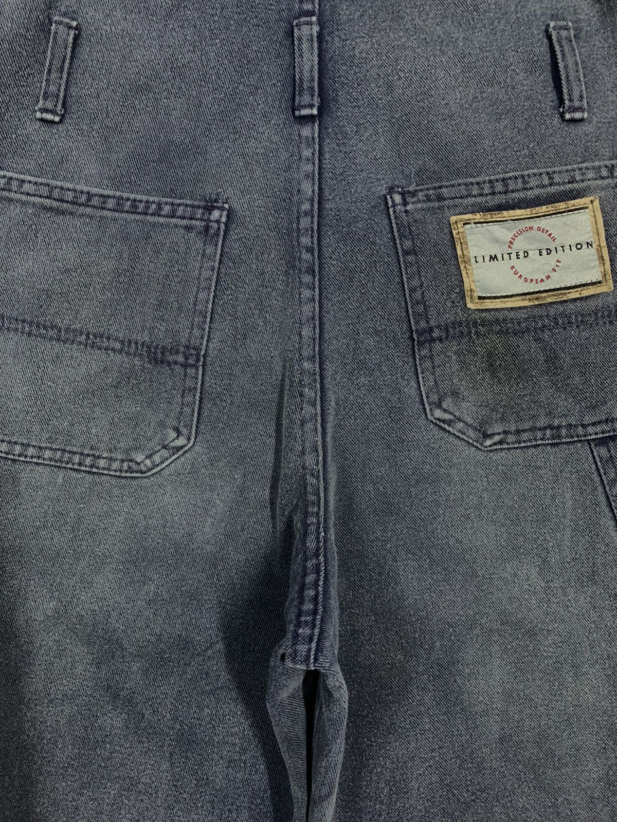 Warehouse Vintage Japanese Brand Limited Edition Faded Denim Overalls Size 31" - 15 Thumbnail