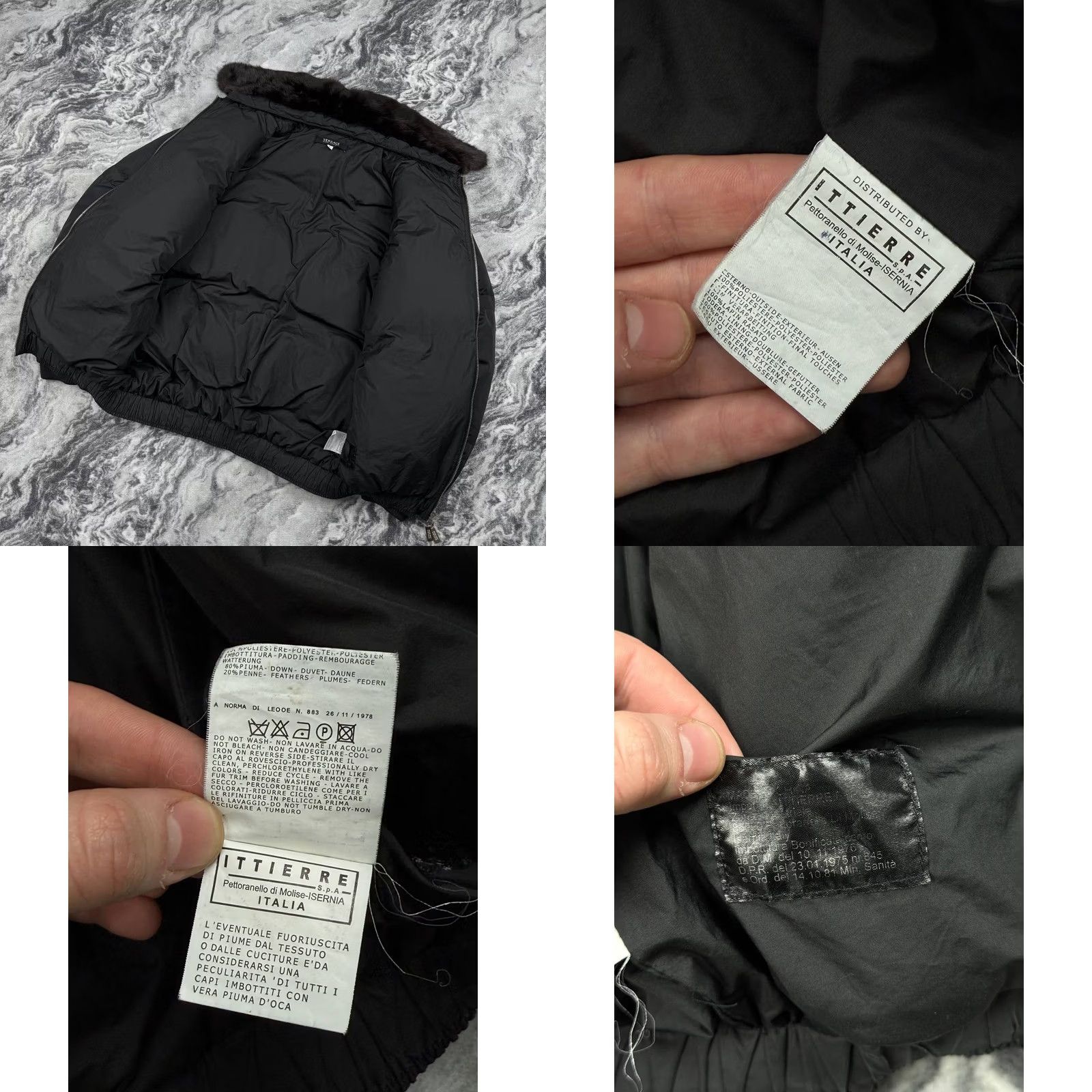 Versace VINTAGE Versace Jenas Couture Puffer Down Bomber Jacket Fur Collar Men Size L Black Y2K Jacket Bomber Men Size US L / EU 52-54 / 3 - 8 Thumbnail