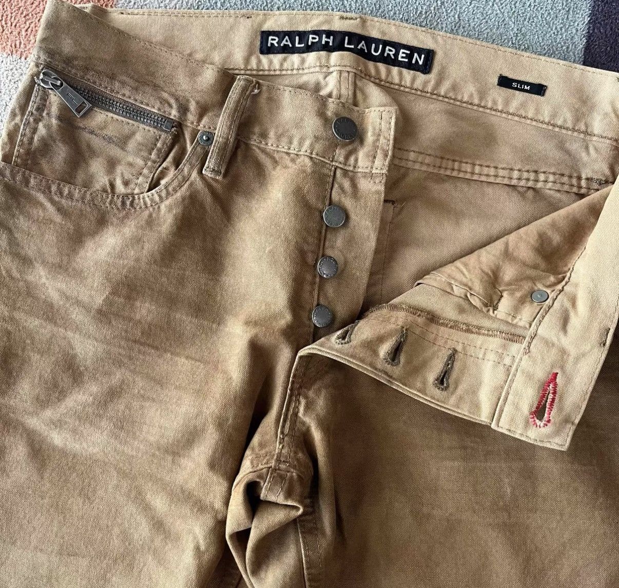 Polo Ralph Lauren Ralph Lauren Black Label Canvas Casual Pants - Polo RL K22 Size US 28 / EU 44 - 5 Thumbnail