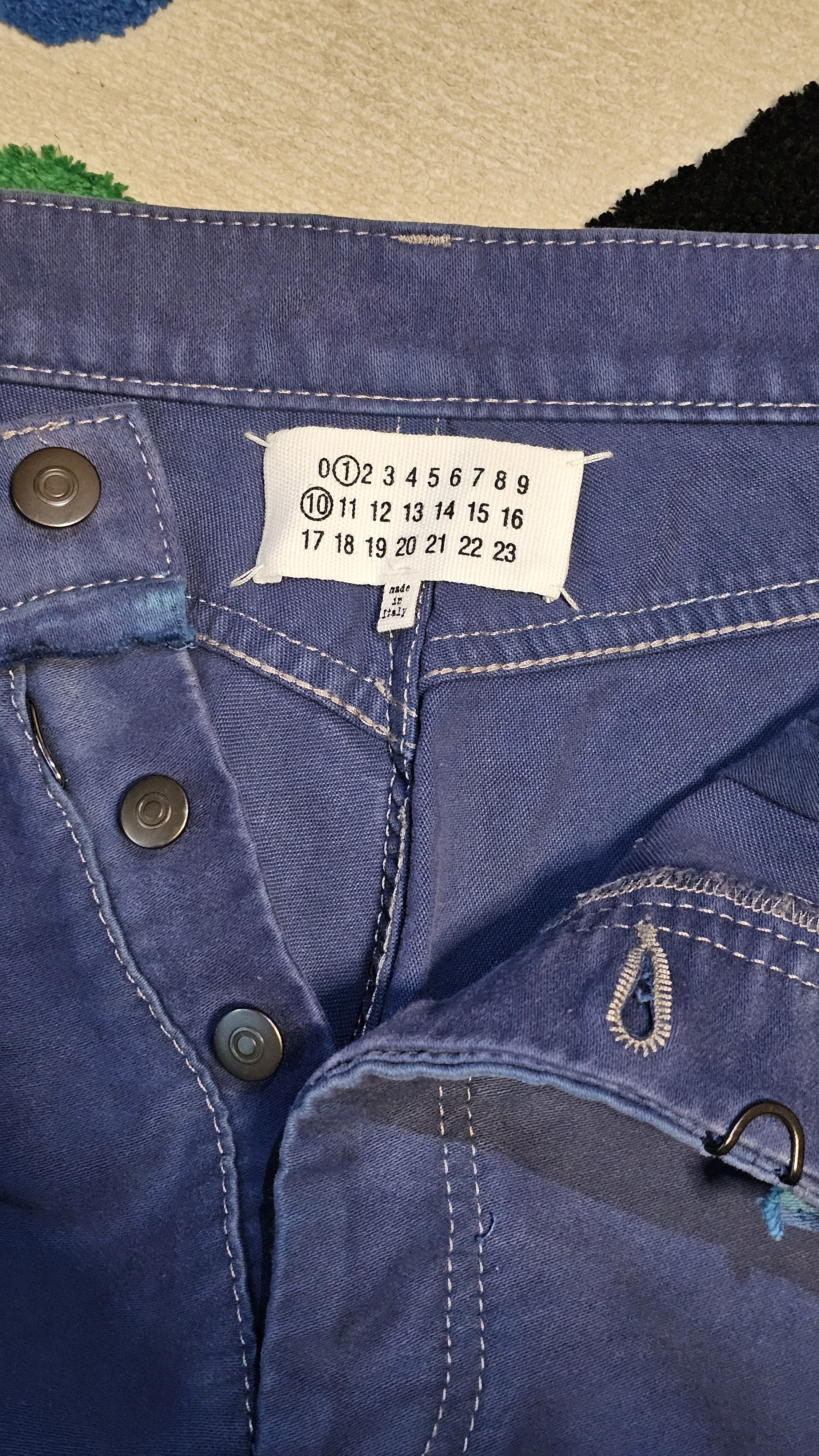 Maison Margiela Maison margiela Blue/Navy dyed pants Size US 34 / EU 50 - 5 Thumbnail