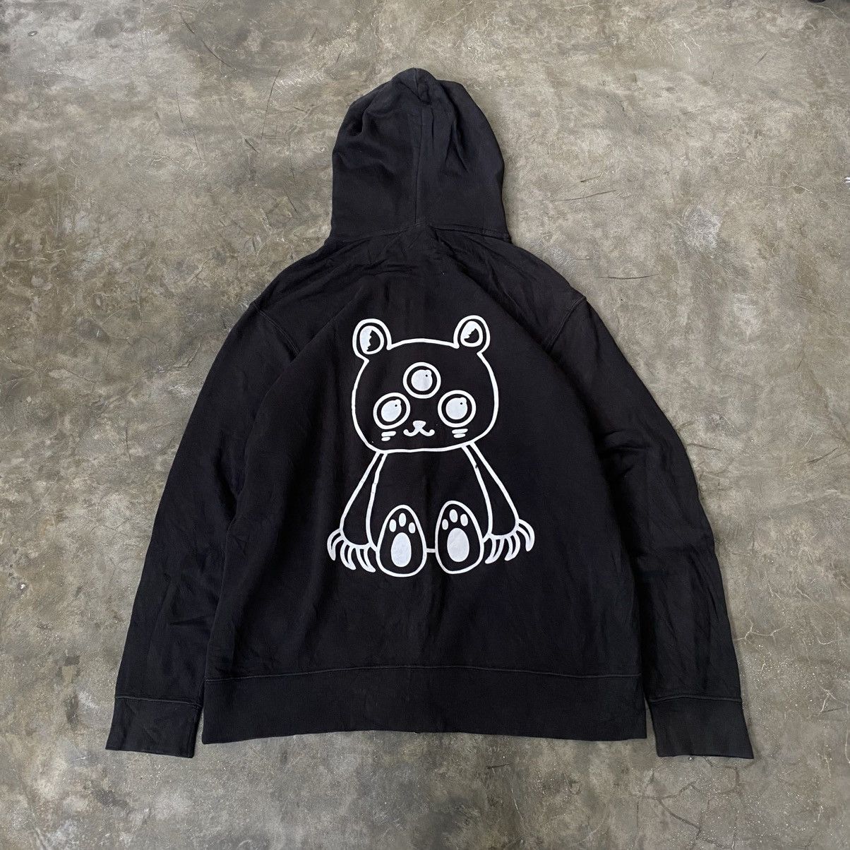 Hysteric Glamour 2000s Frunky Fruit Y2K Style Graphic Black Double Zip Hoodie Size US XXL / EU 58 / 5 - 1 Thumbnail