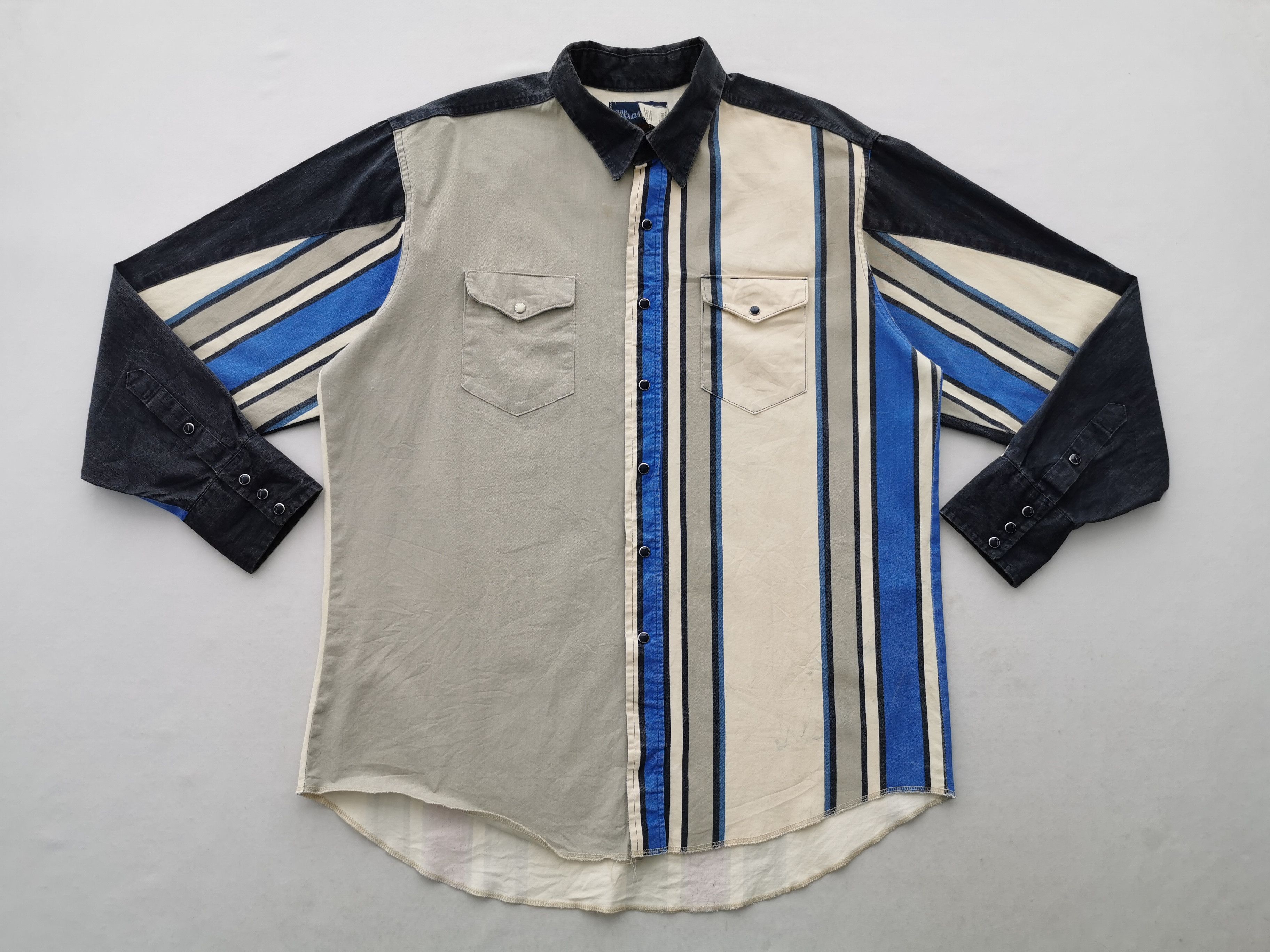 Wrangler Vintage Wrangler Button Down Casual Shirt Made In USA Size US XL / EU 56 / 4 - 1 Thumbnail