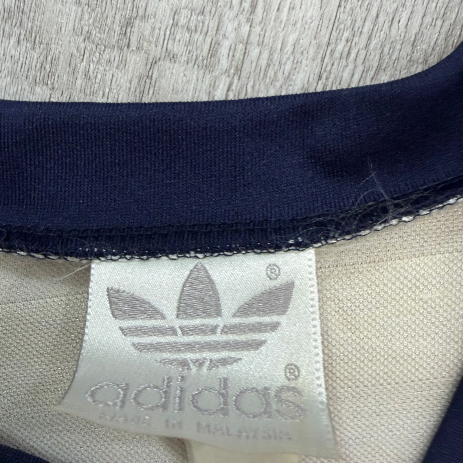 Adidas Vintage Adidas Trefoil Logo Soccer Jersey Shirt Large 80s Size US L / EU 52-54 / 3 - 4 Thumbnail