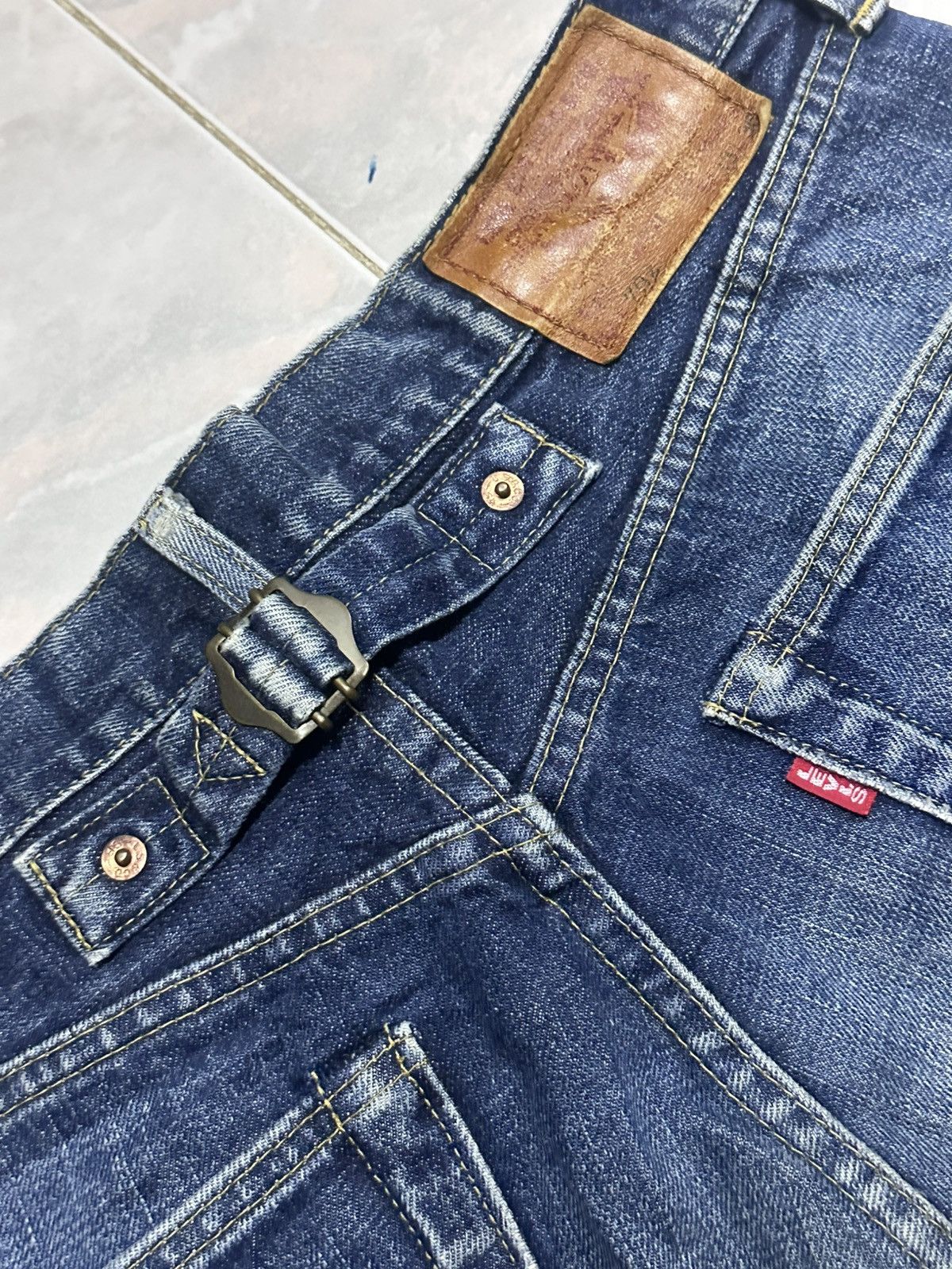 Levi's Levis Vintage Big E BuckleBack Rare Drop Selvedge Faded Size US 32 / EU 48 - 13 Thumbnail