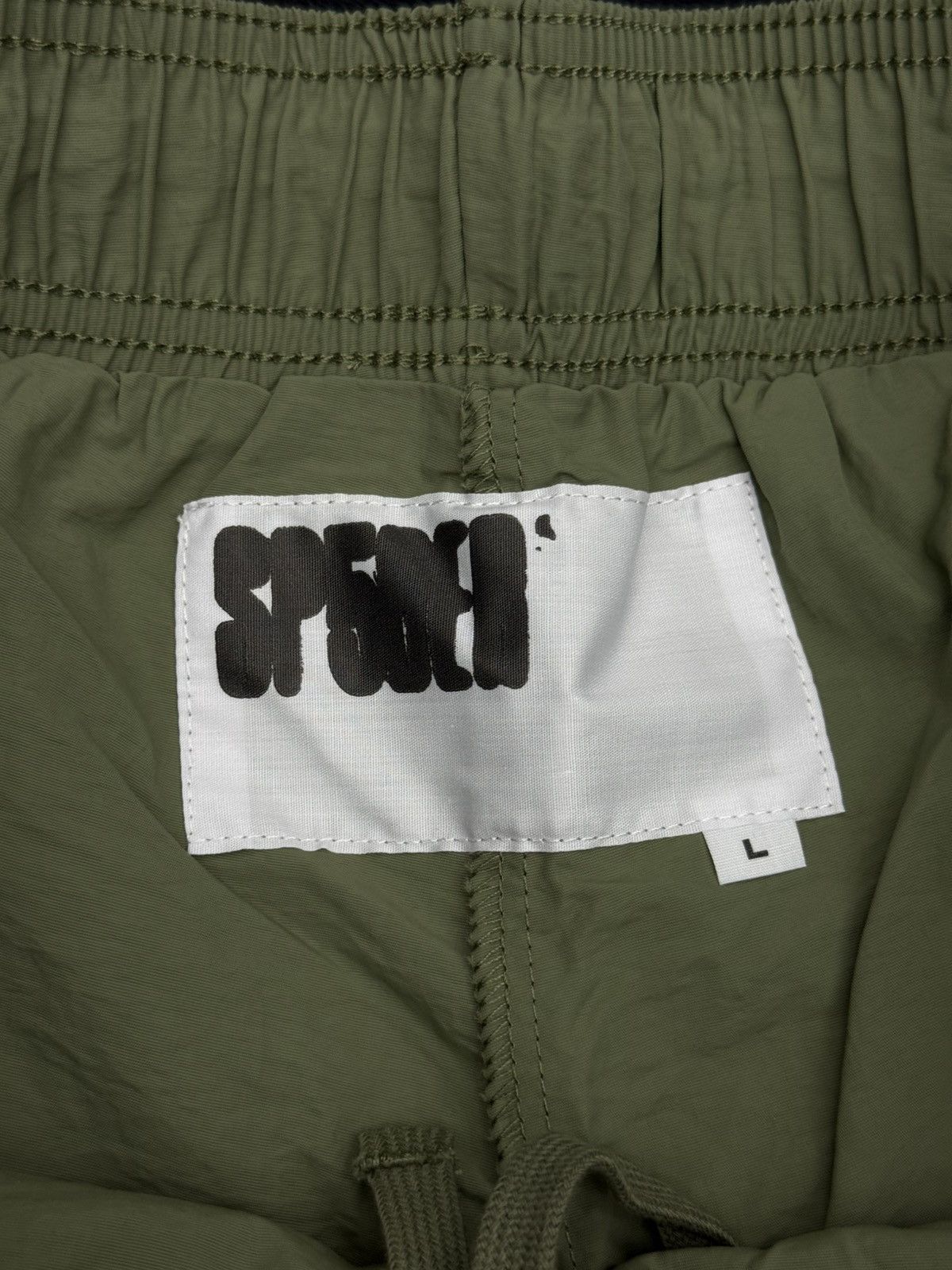 Sp5der Sp5der Double Layer WEB Shorts Size L (NEW) Green Size US 33 - 3 Thumbnail