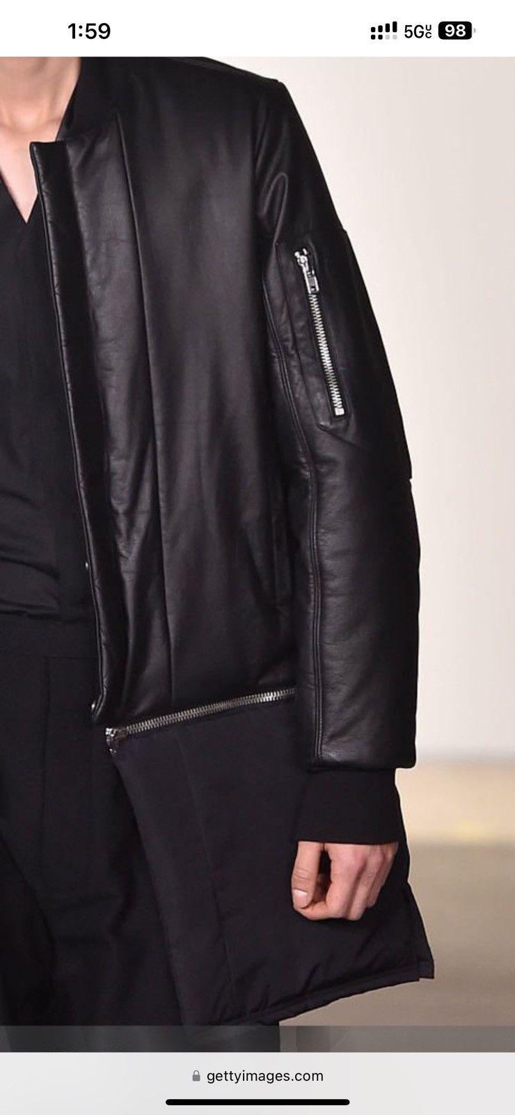 DEN IM by SIKI IM × Siki Im PADDED REVERSIBLE FULL GRAINED LEATHER JACKET Size US M / EU 48-50 / 2 - 9 Thumbnail