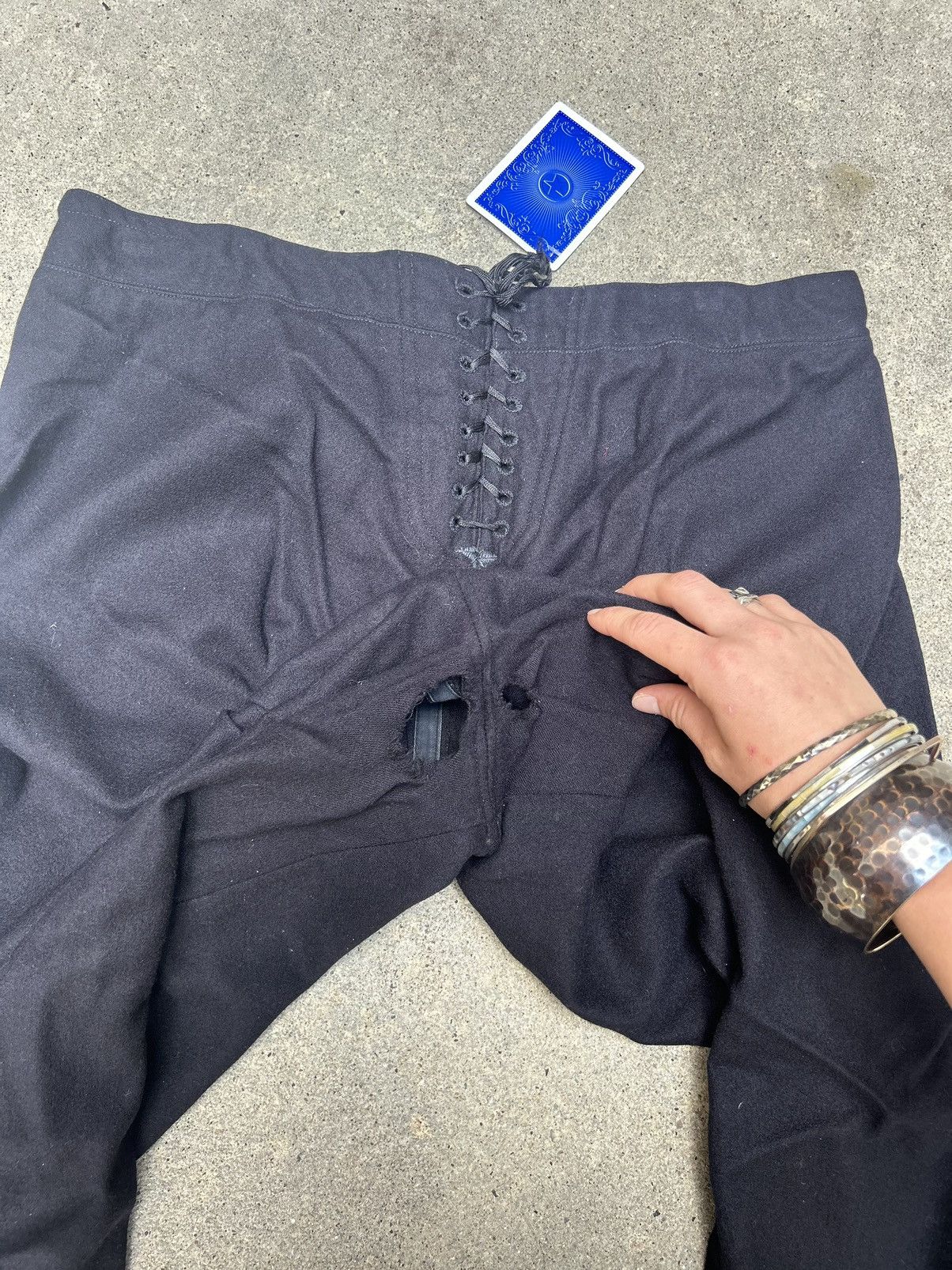 Naval Clothing Factory Vintage Military Wool Pants With Insane Detailing Size US 35 - 6 Thumbnail