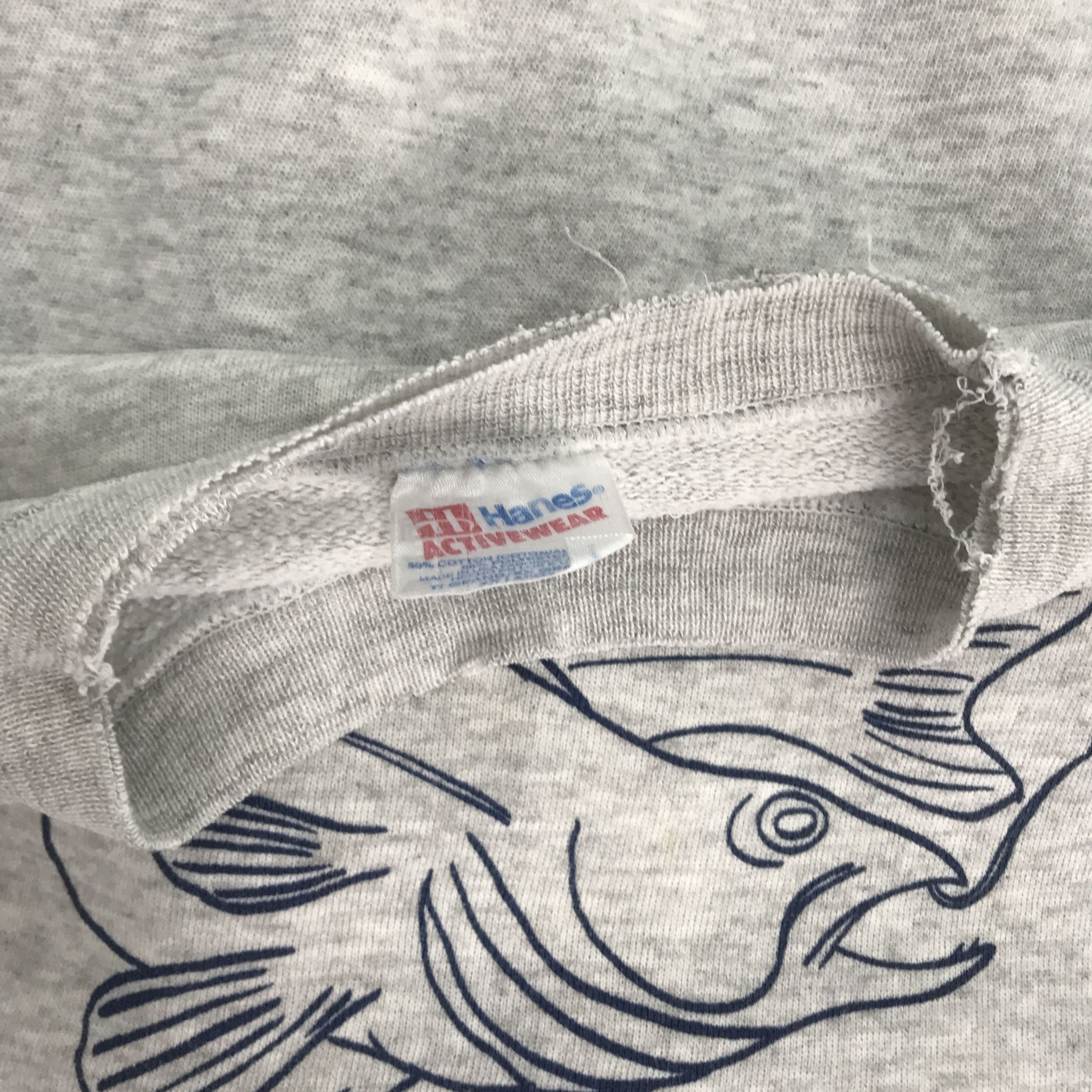 Hanes vintage gray hanes sweatshirt - 621 Size US XXL / EU 58 / 5 - 7 Thumbnail