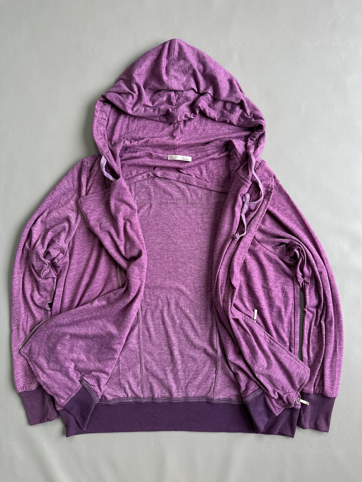 20471120 ASSYMETRICAL MULTIZIPPER HOODIE SUCIA BOXY LGB STYLE Size US XL / EU 56 / 4 - 6 Thumbnail