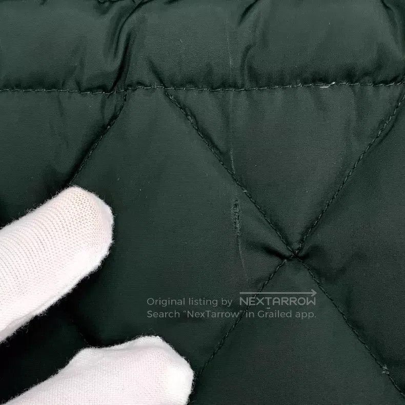 Louis Vuitton Louis Vuitton Dark Green Diamond Plaid Fur Collar Hooded Z Size XS / US 0-2 / IT 36-38 - 8 Thumbnail