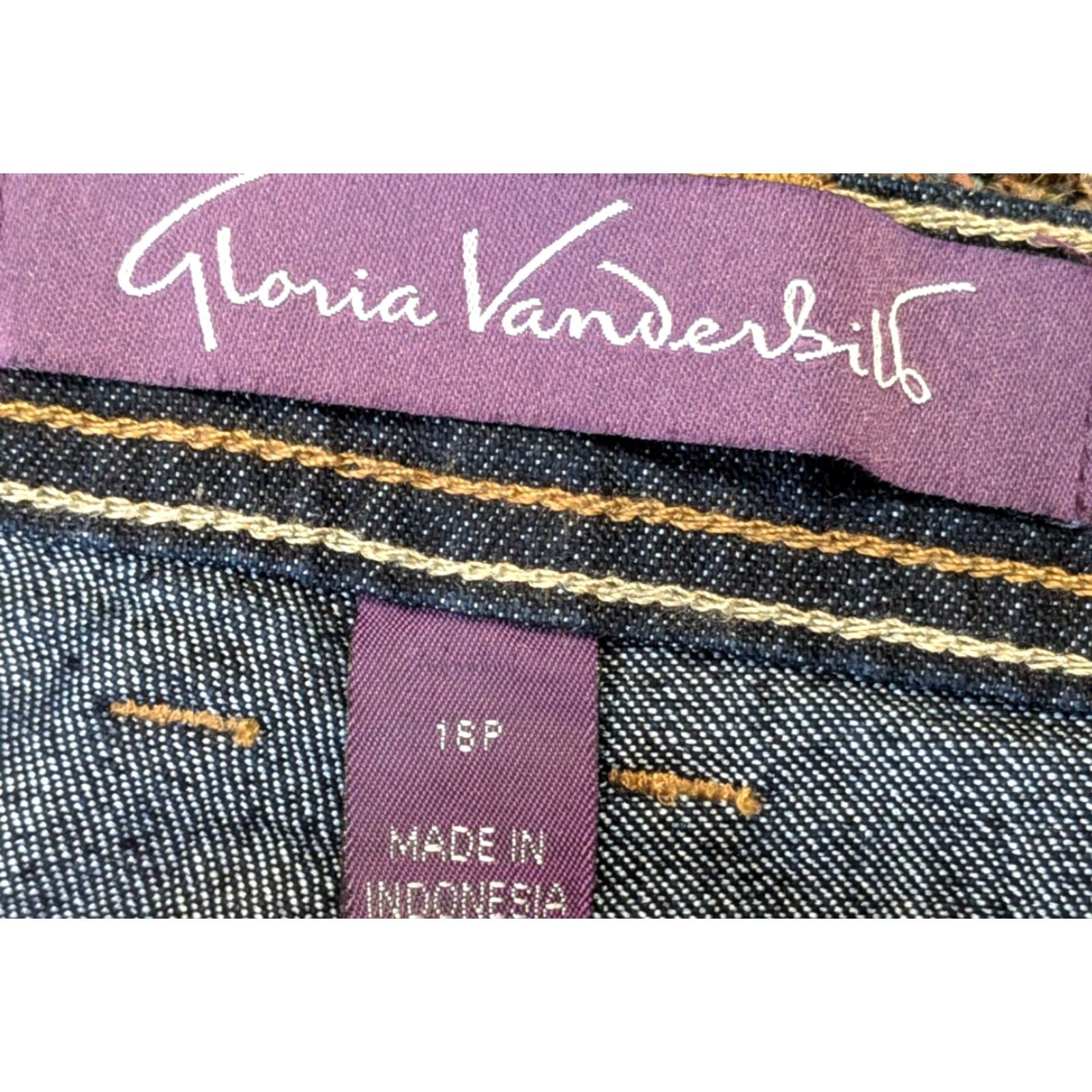 Gloria Vanderbilt NWT Gloria Vanderbilt Amanda Classic Fit 16P Petite Stretch Short Womens Jeans Size 38" / US 16 / IT 52 - 7 Thumbnail