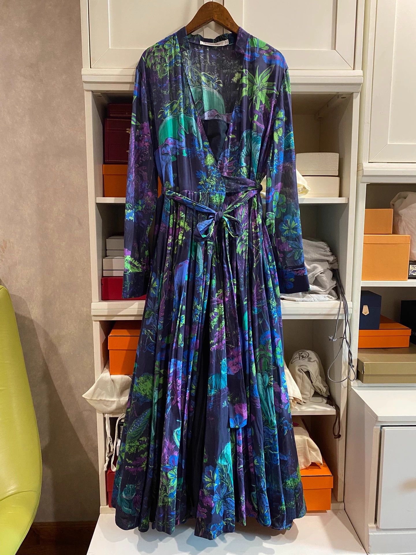 Dior Dior Jouy Jungle Print Wrap Dress 40 Adjustable Size M / US 6-8 / IT 42-44 - 1 Thumbnail