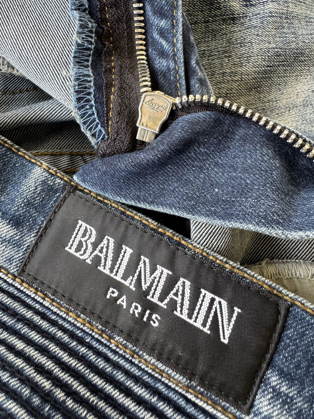 Balmain × Vintage Vintage Balmain Bikes Jeans Size US 32 / EU 48 - 5 Thumbnail