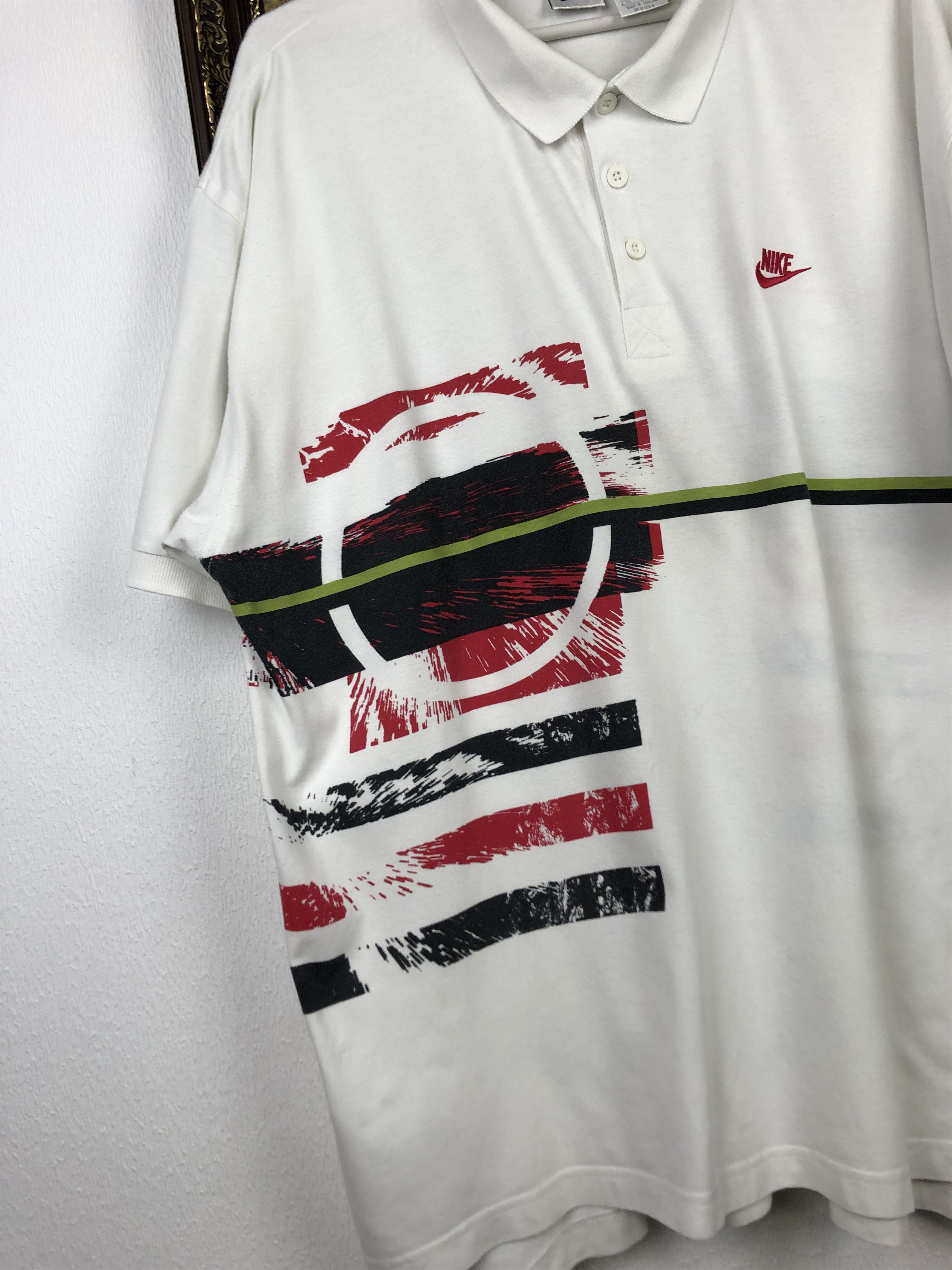 Nike Vintage 90's Nike Challenge Andre Agassi Polo Tennis Shirt Size US XL / EU 56 / 4 - 5 Thumbnail