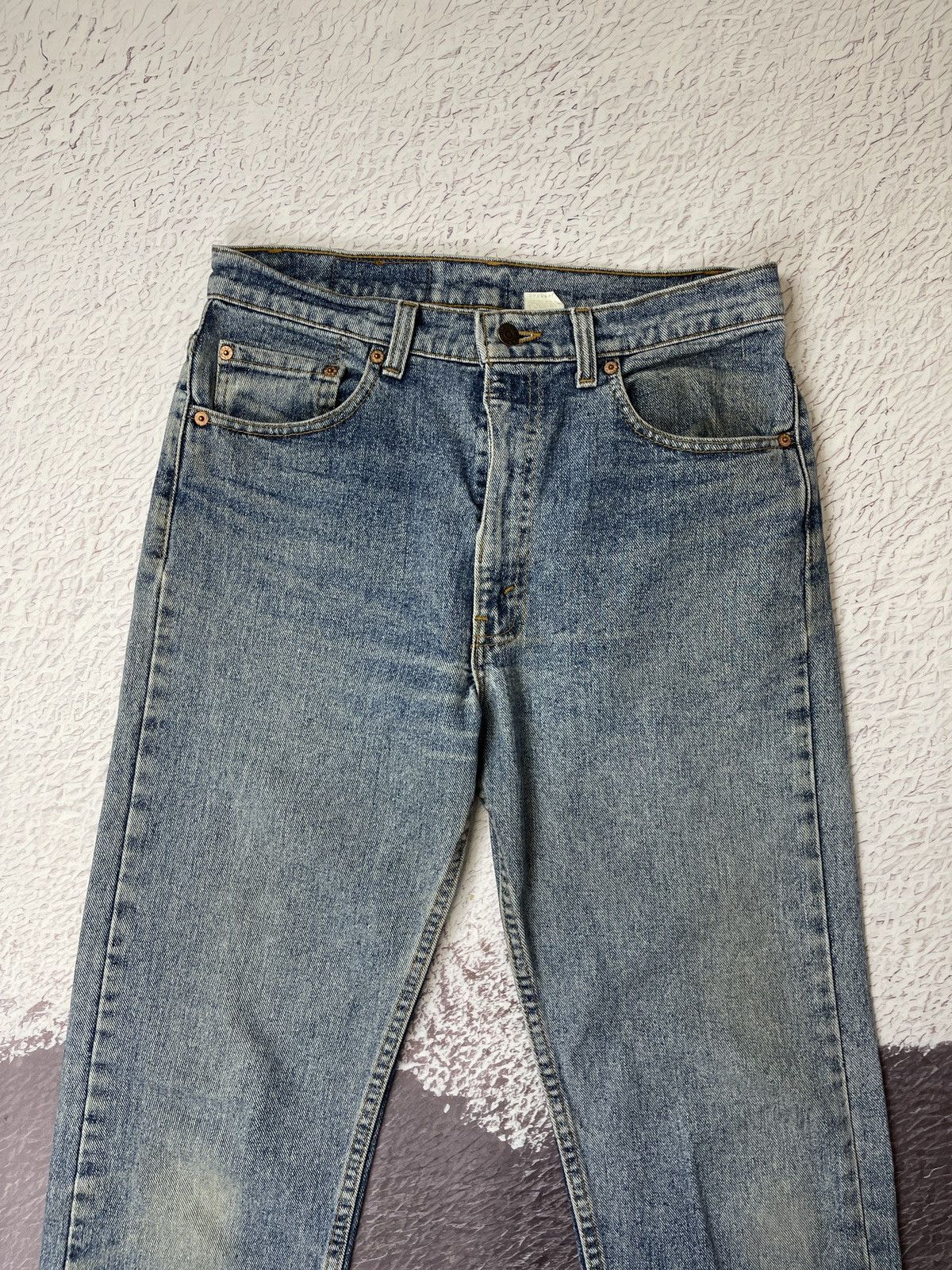 Levi's Levi’s 505 vintage 90s made in USA blue faded denim jeans Size US 34 / EU 50 - 7 Thumbnail