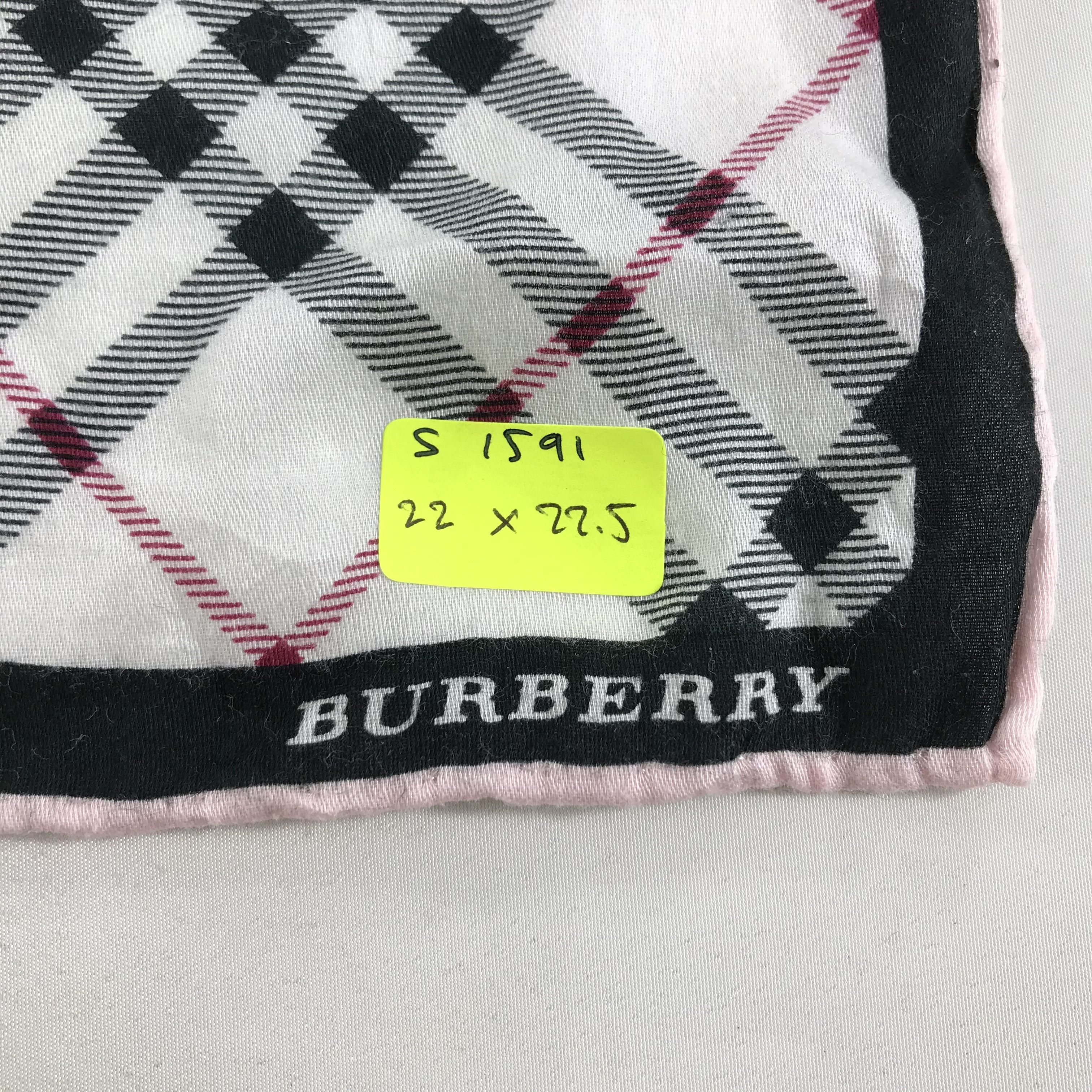 Burberry × Vintage Burberry Bandana / Handkerchief / Neckerchief - S1591 Size ONE SIZE - 5 Thumbnail