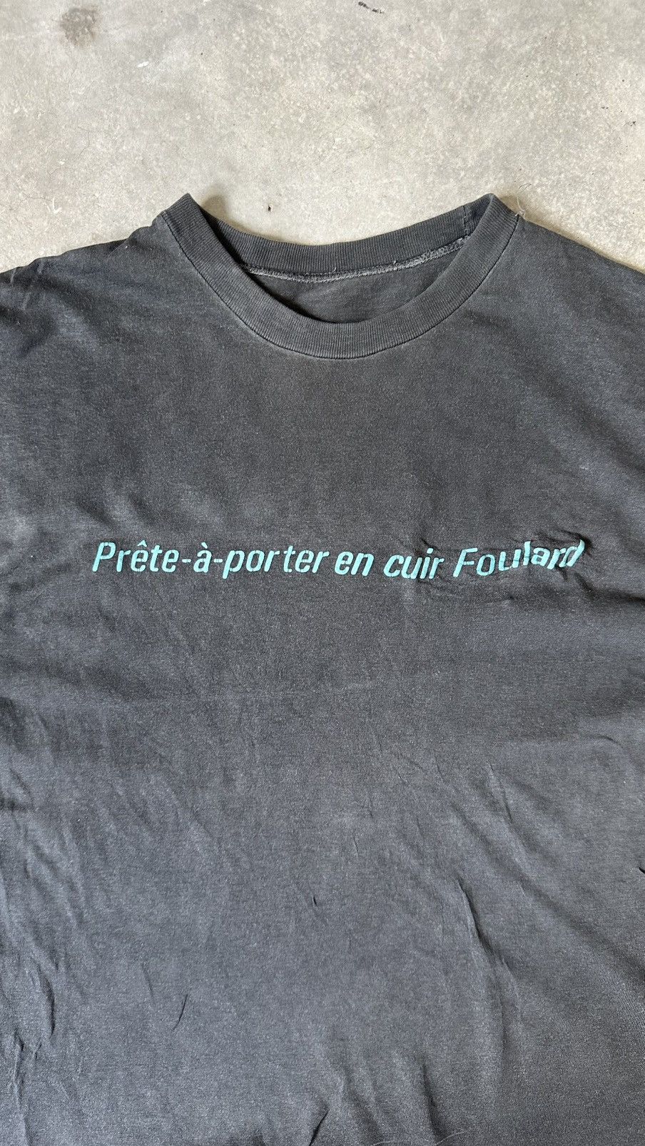 Japanese Brand VINTAGE PAPERTHIN PRET A PORTER FOULARD TEE Size US M / EU 48-50 / 2 - 2 Thumbnail